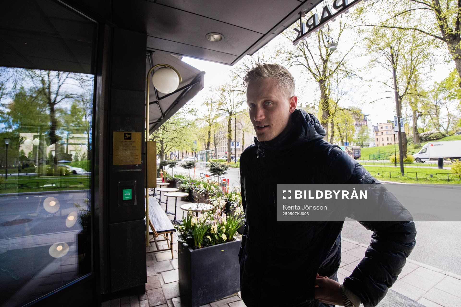 Gabriel Carlsson of the Swedish national men's ice hockey