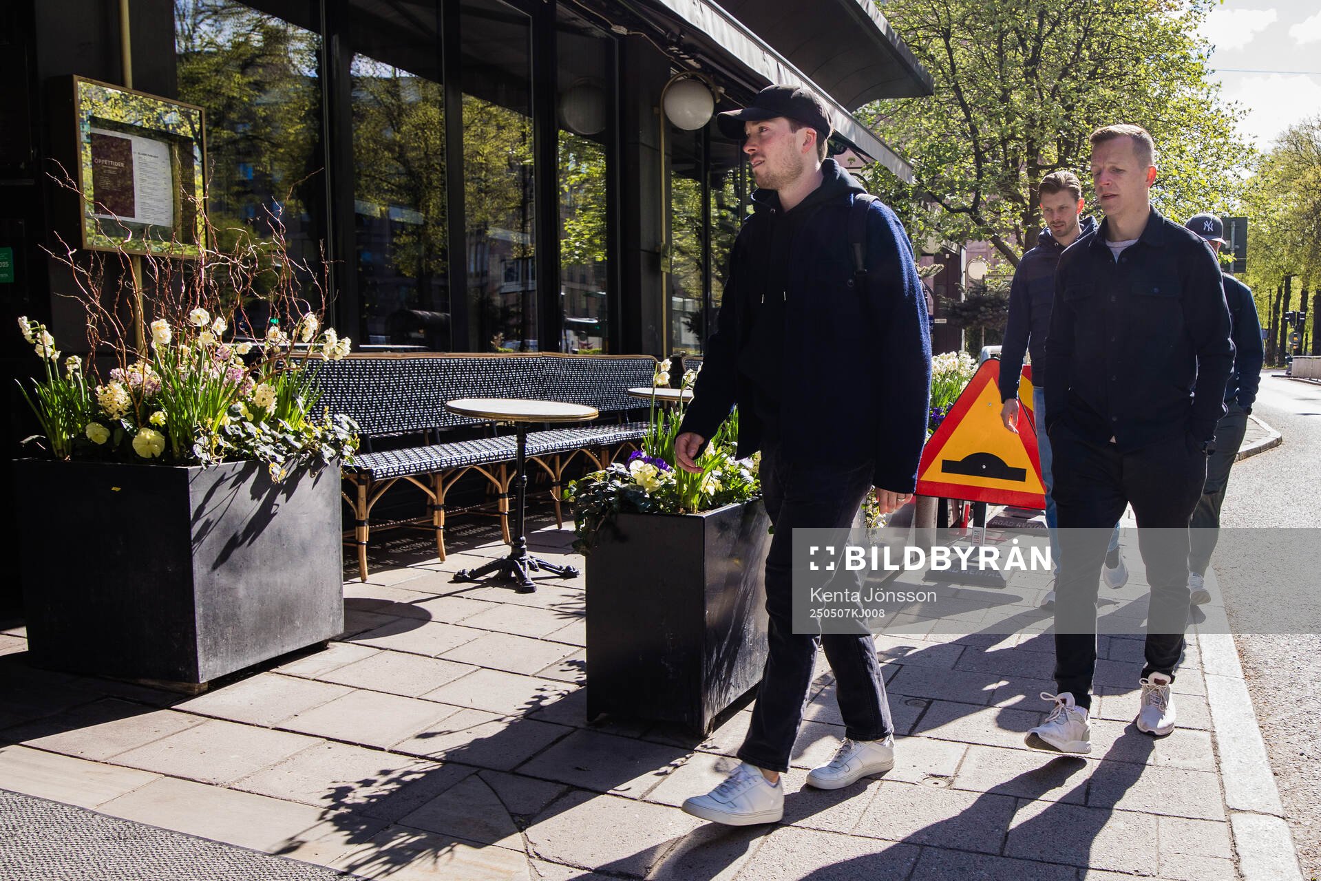 Jesper Frödén and Max Friberg of the Swedish national