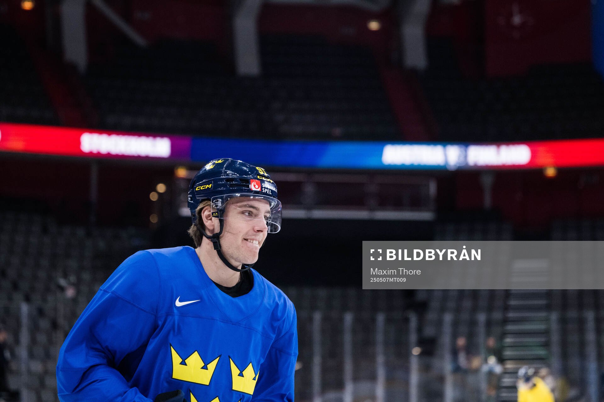 Leo Carlsson of Sweden at a practice session