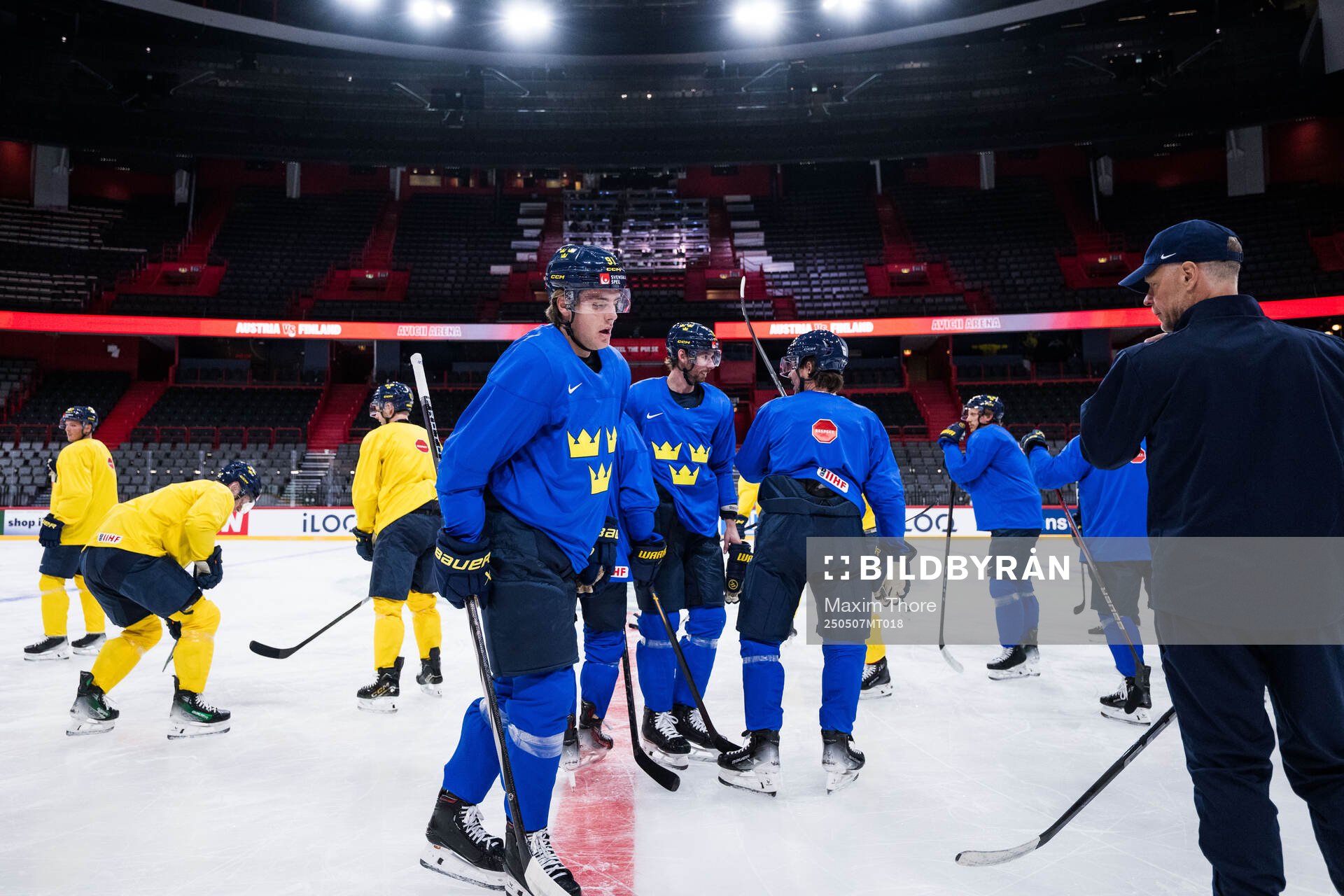 Leo Carlsson of Sweden at a practice session