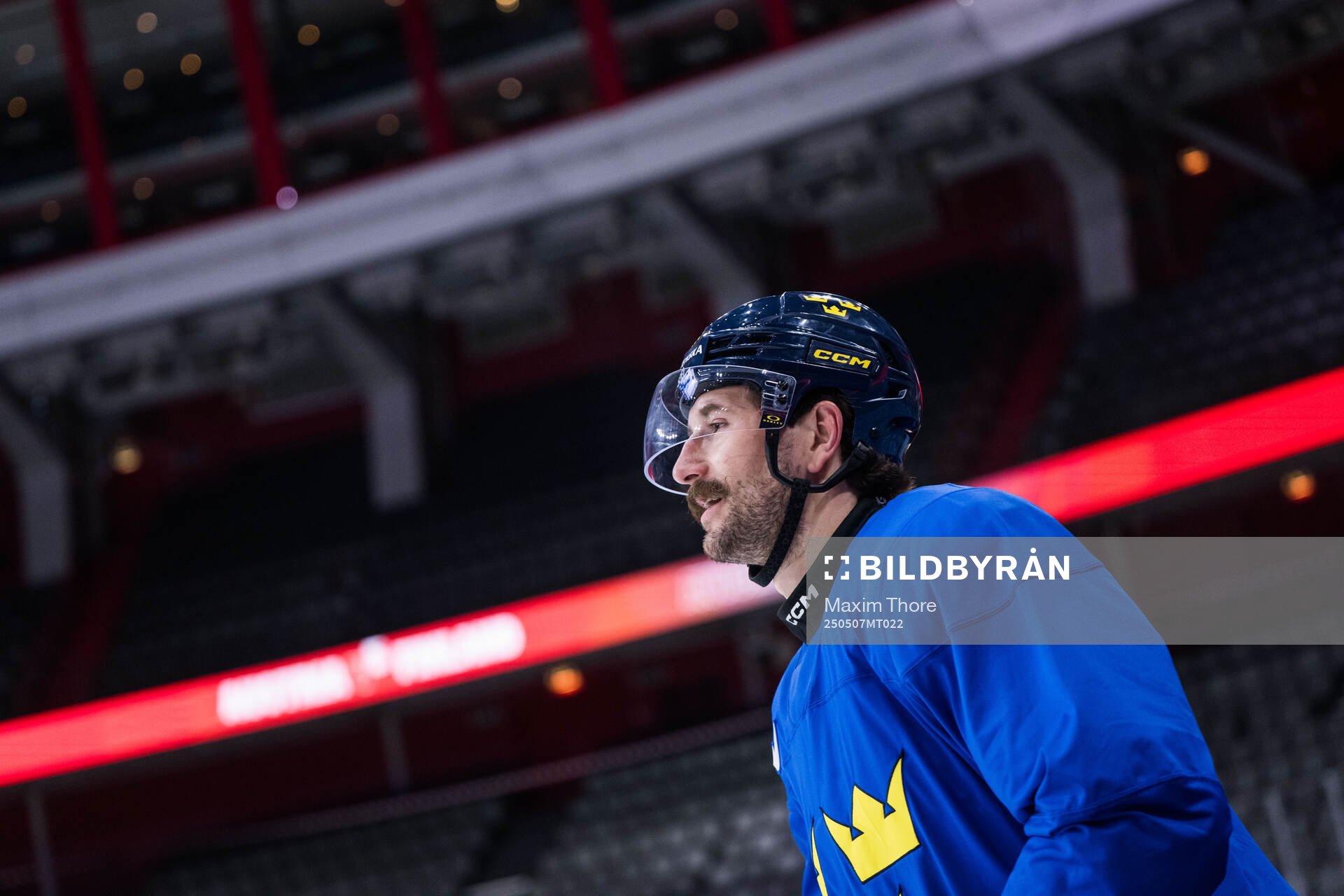 Filip Forsberg of Sweden at a practice session