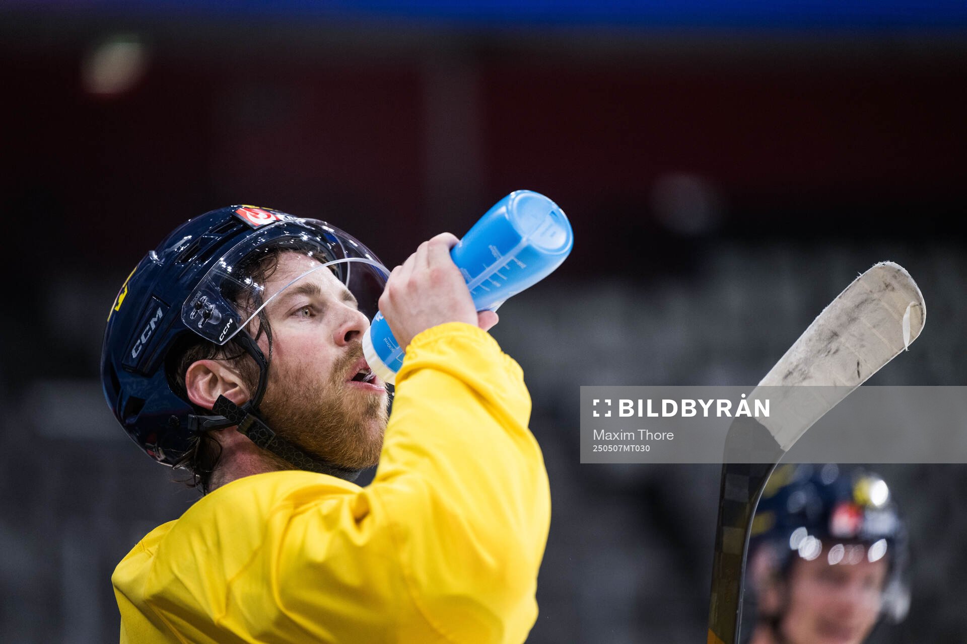 Elias Lindholm of Sweden at a practice session