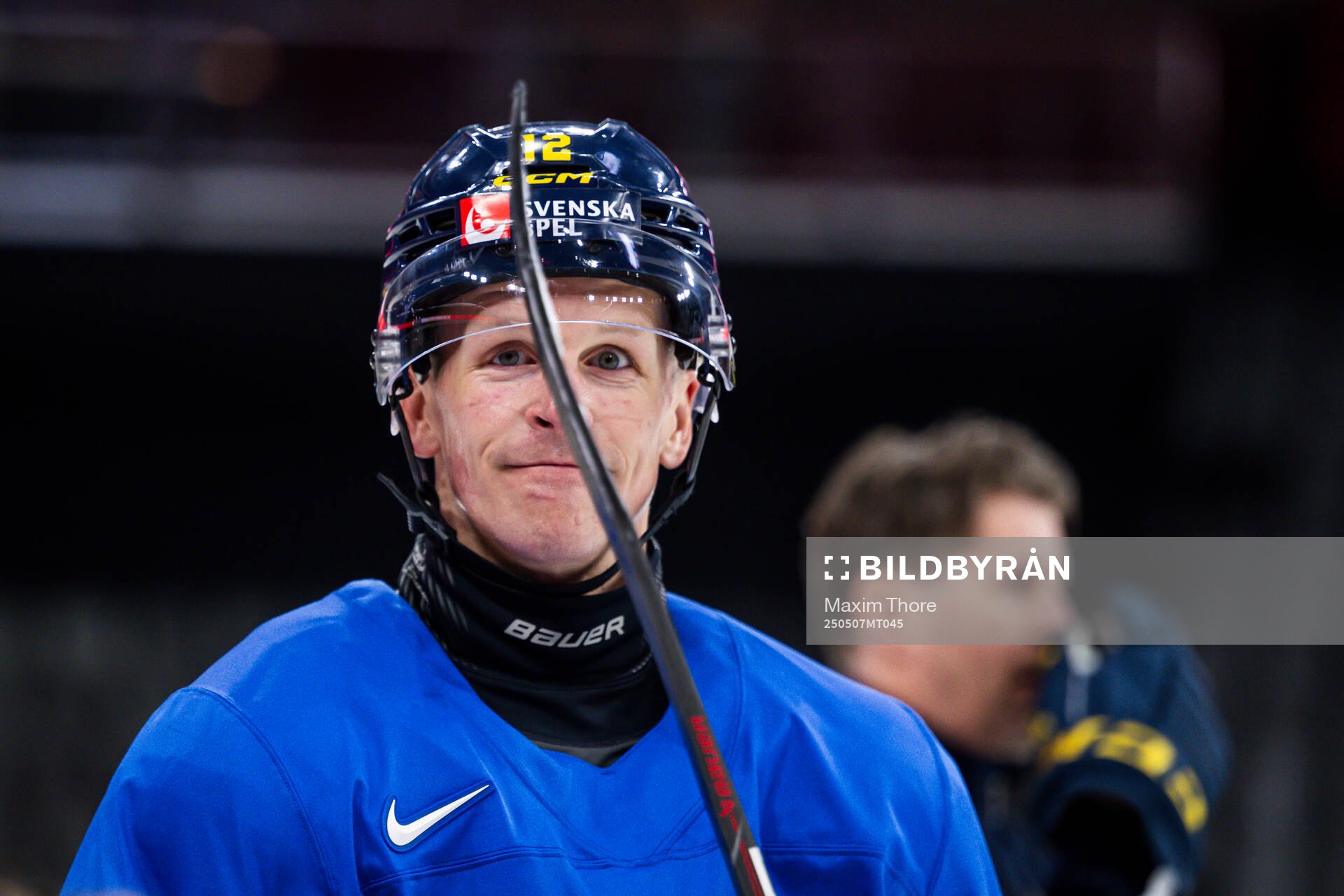 Max Friberg of Sweden at a practice session