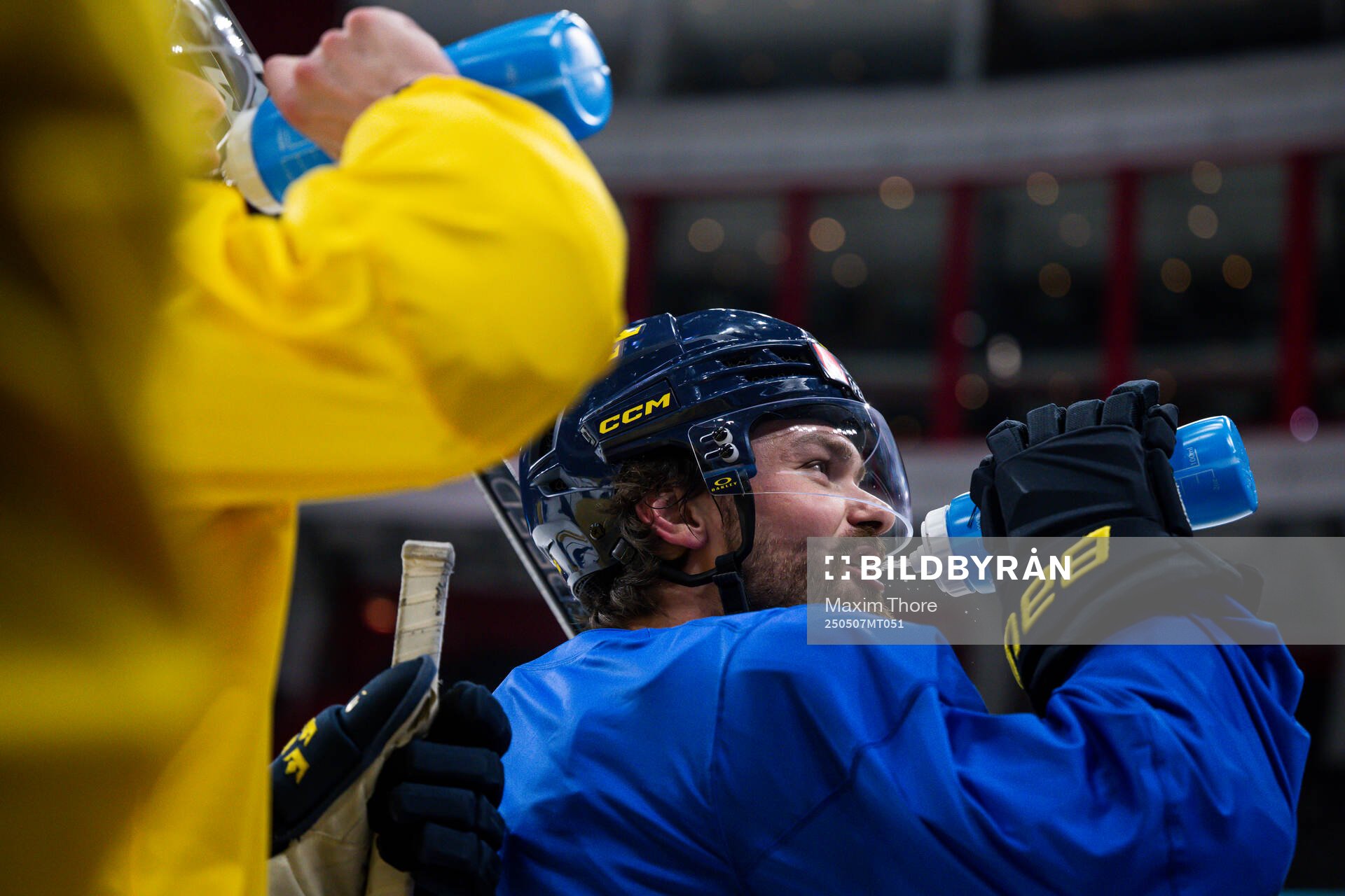 Rasmus Andersson of Sweden at a practice session