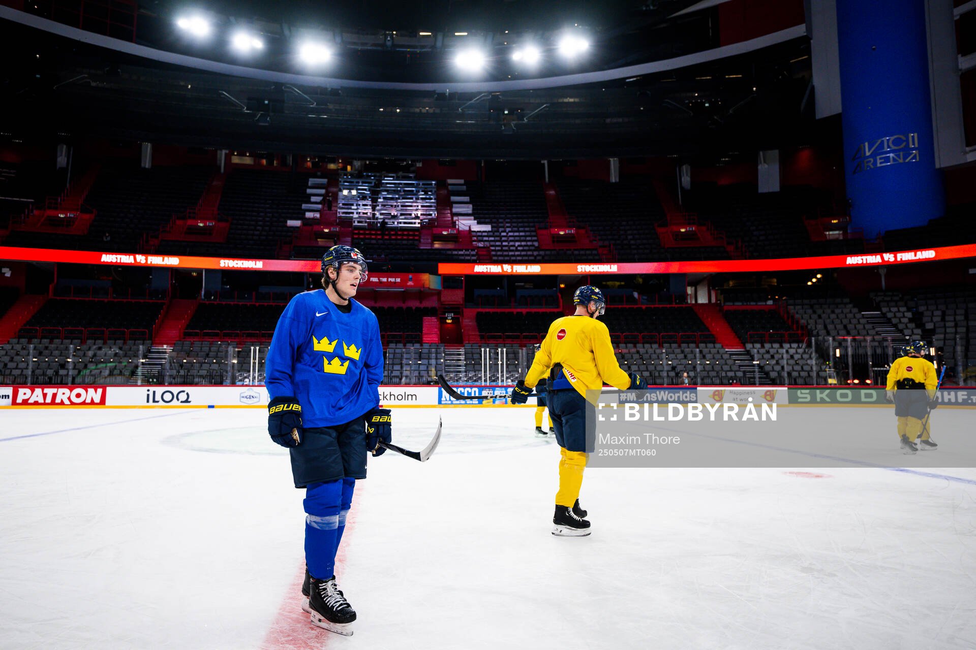 Leo Carlsson of Sweden at a practice session