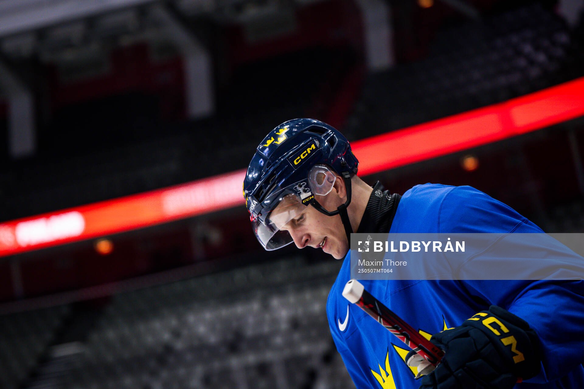 Max Friberg of Sweden at a practice session