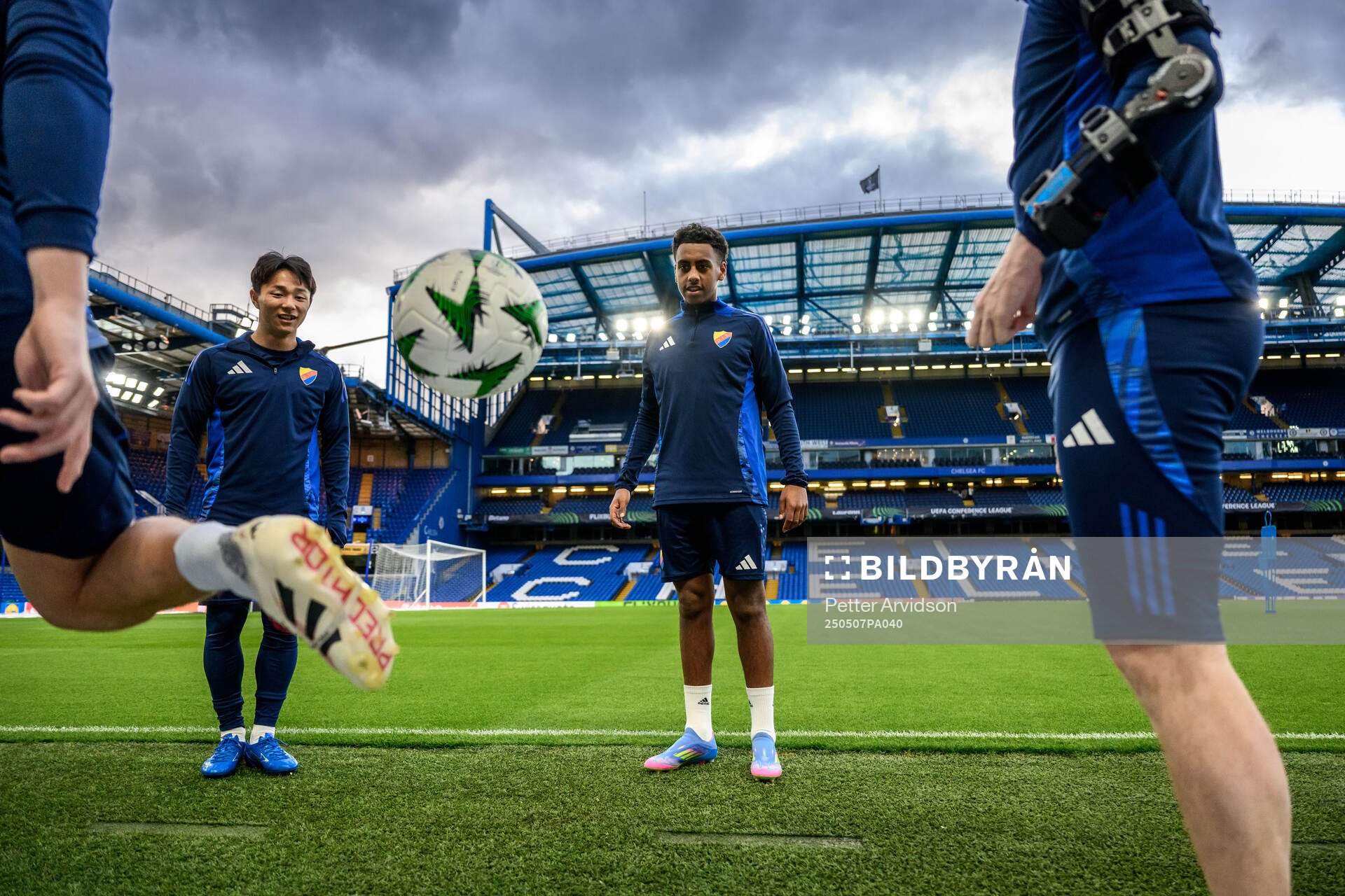 Keita Kosugi and Isak Alemayehu Mulugeta of Djurgården