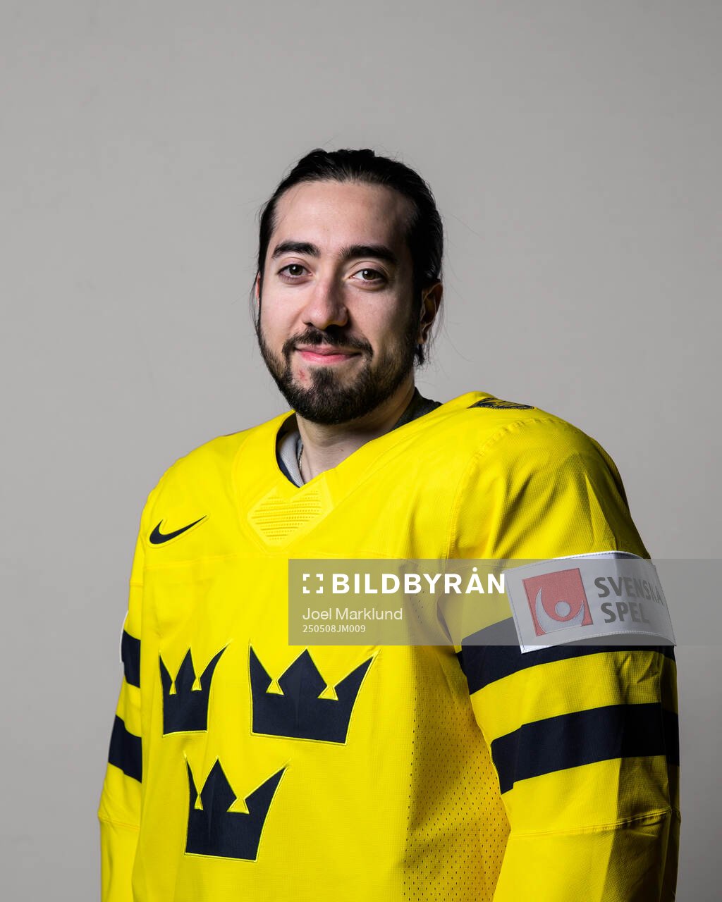 Mika Zibanejad of Sweden poses for a portrait