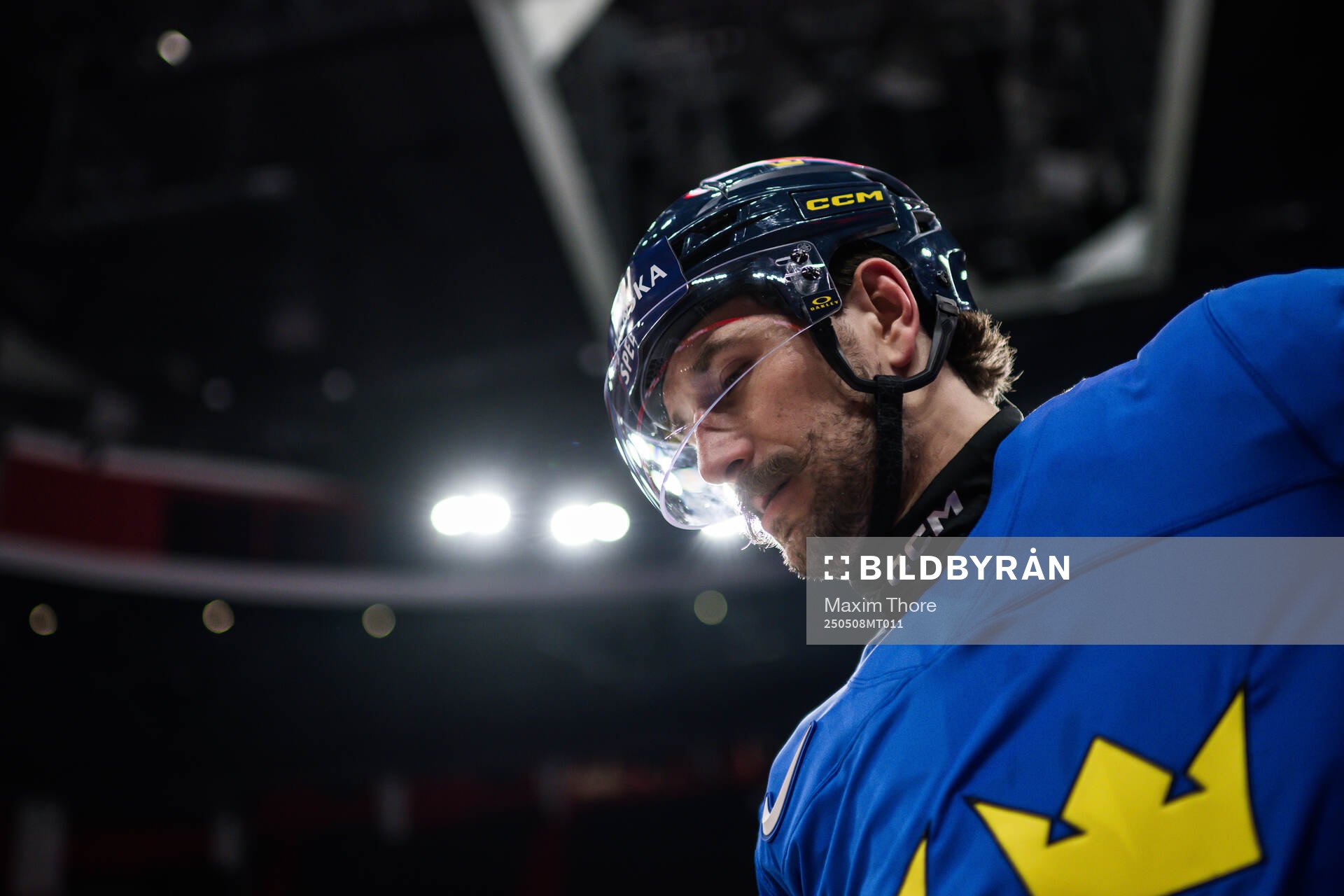 Filip Forsberg of Sweden at a practice session