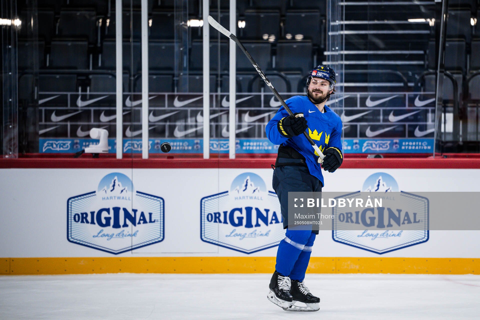 Rasmus Andersson of Sweden at a practice session
