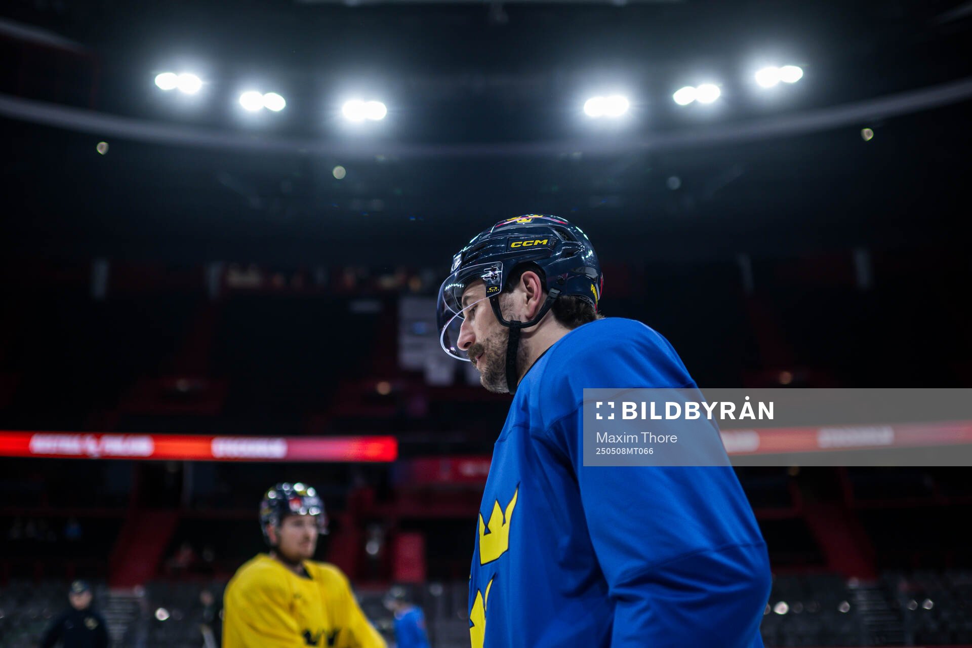 Filip Forsberg of Sweden at a practice session
