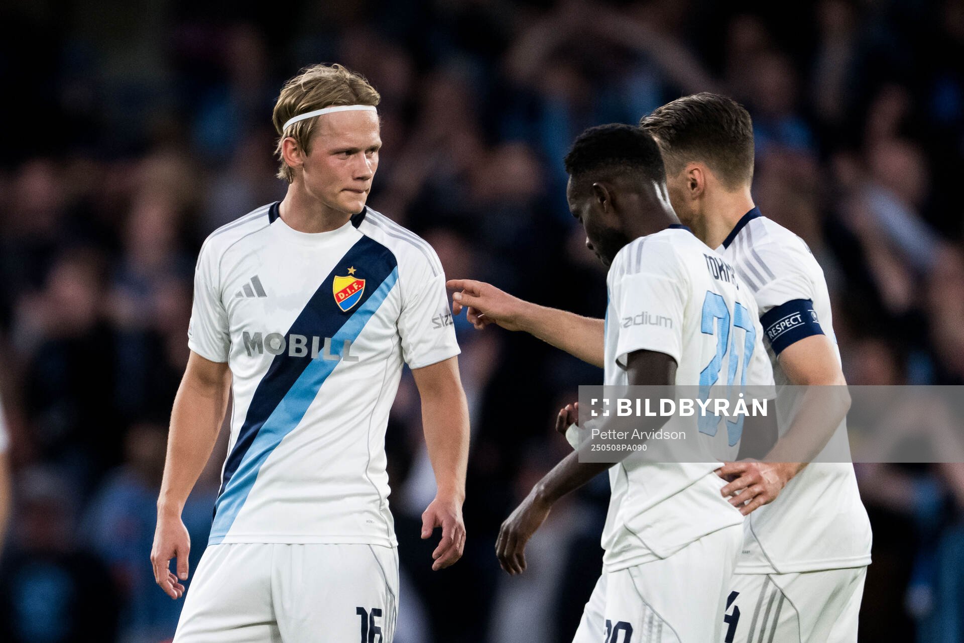 Tobias Gulliksen of Djurgården looks dejected
