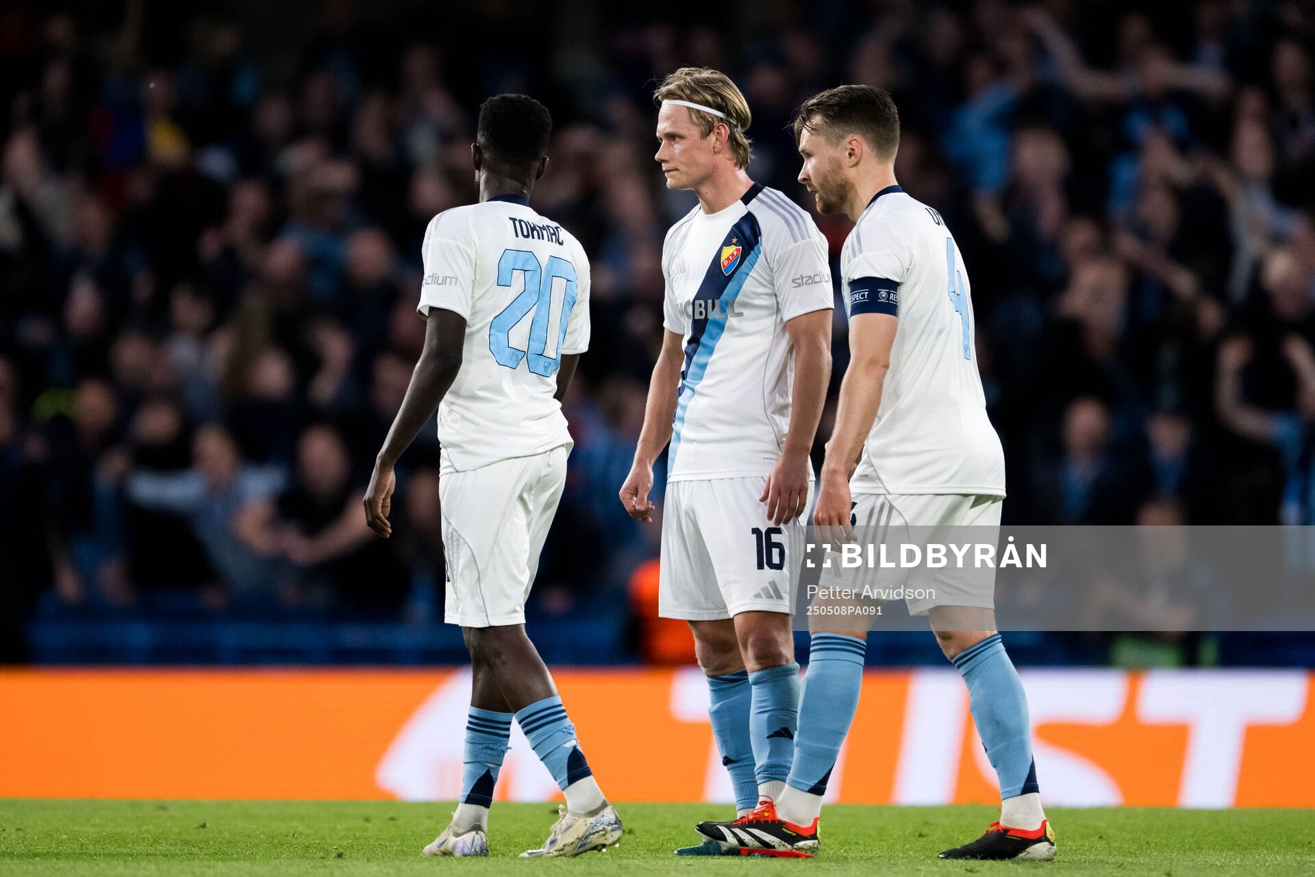 Tobias Gulliksen of Djurgården looks dejected