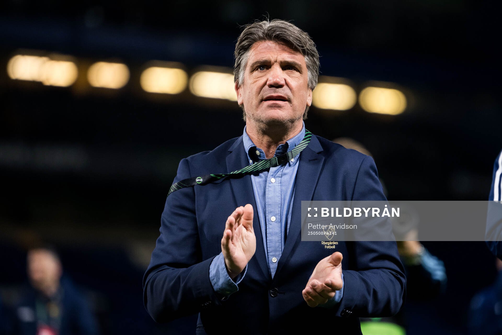 Sports director Bosse Andersson of Djurgården after the UEFA Conference League semifinal second leg match between Chelsea and Djurgården on May 8, 2025 in London.