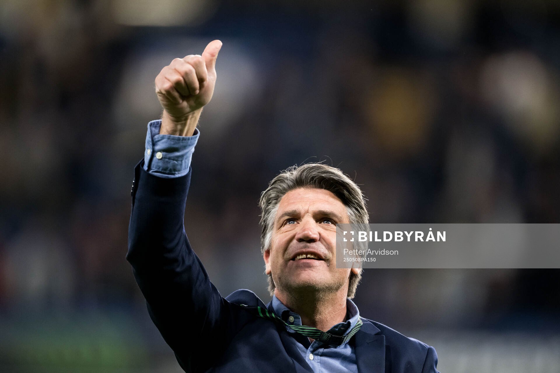 Sports director Bosse Andersson of Djurgården after the UEFA Conference League semifinal second leg match between Chelsea and Djurgården on May 8, 2025 in London.