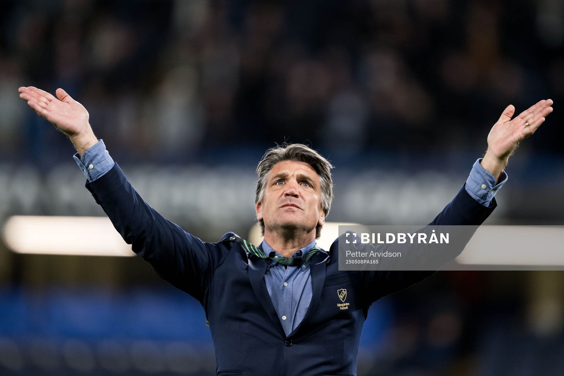 Sports director Bosse Andersson of Djurgården after the UEFA Conference League semifinal second leg match between Chelsea and Djurgården on May 8, 2025 in London.