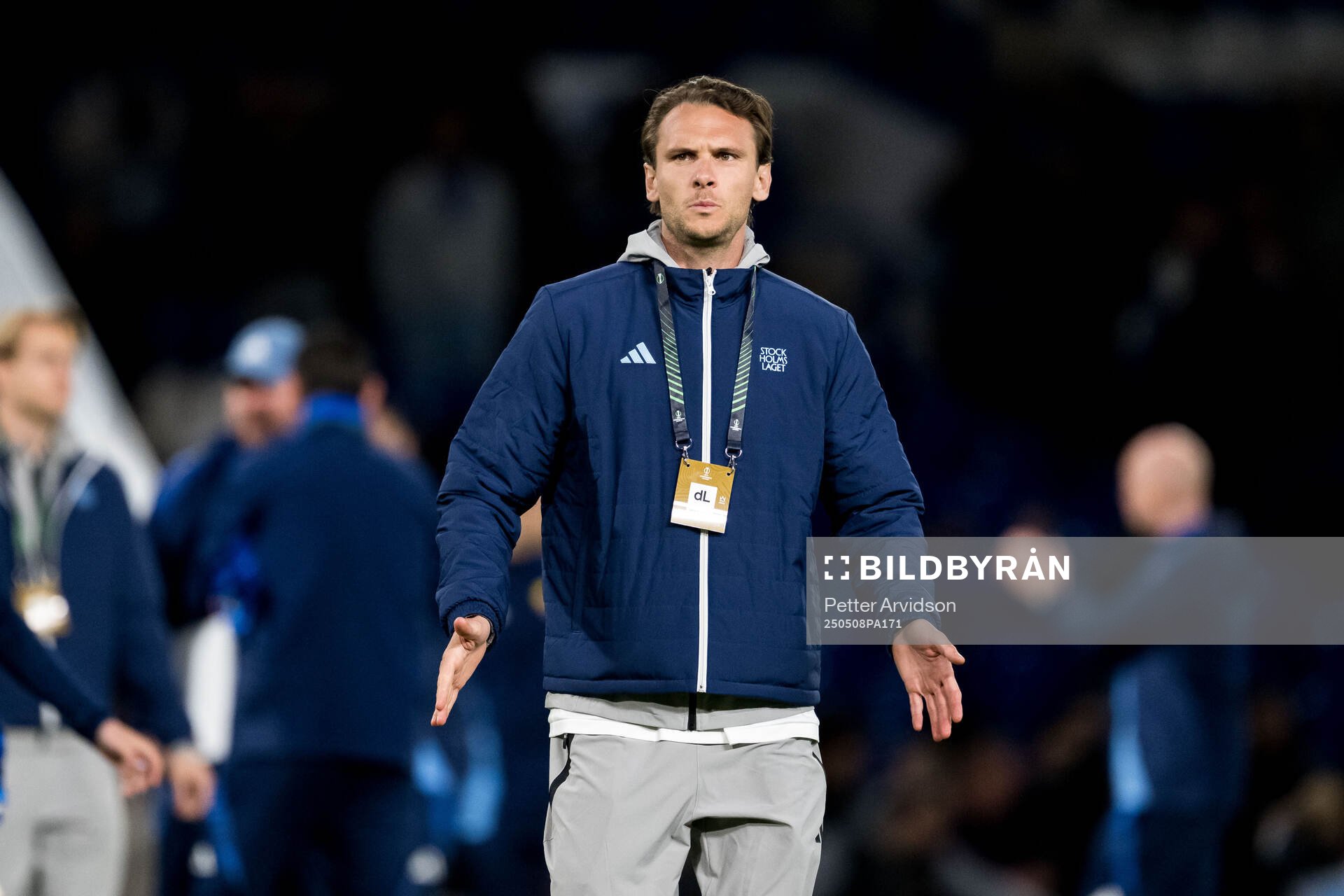 Albin Ekdal of Djurgården after the UEFA Conference League semifinal second leg match between Chelsea and Djurgården on May 8, 2025 in London.