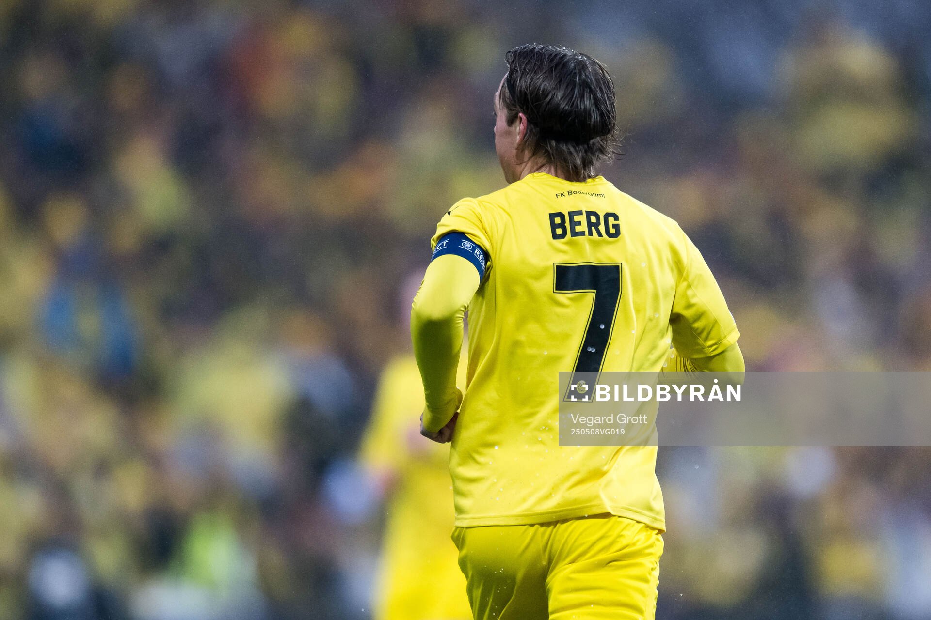 Patrick Berg of Bodø/Glimt during the UEFA Europa League semi-final football match between Bodø/Glimt and Tottenham on May 8, 2025 in Bodø.