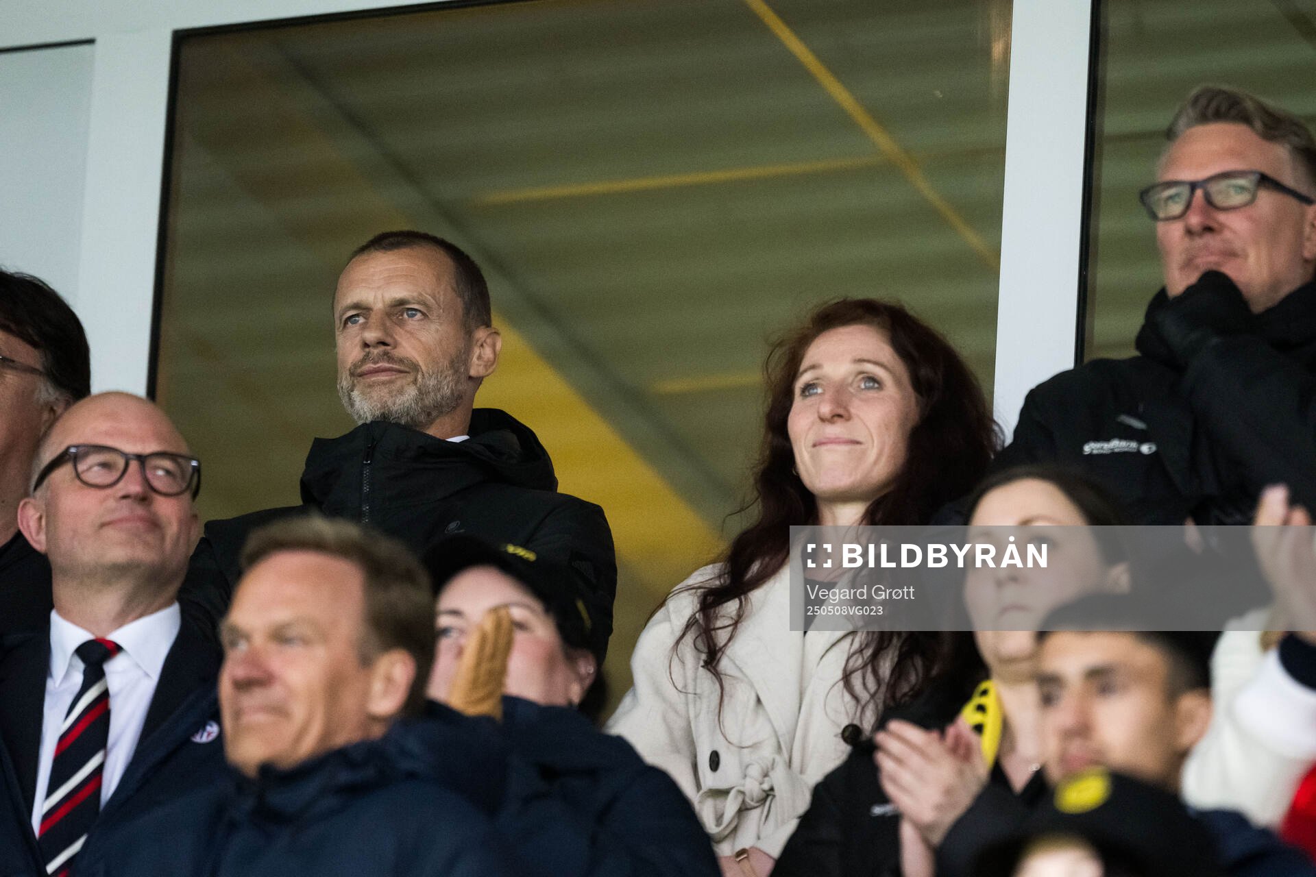 UEFA President Aleksander Ceferin and President of the