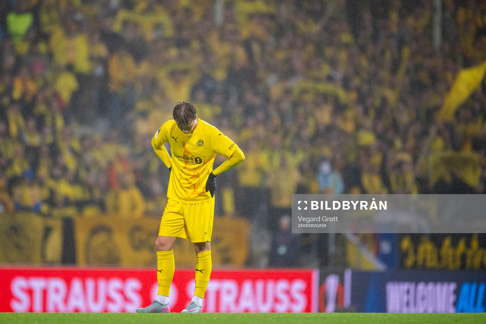 Villads Nielsen of Bodø/Glimt looks dejected