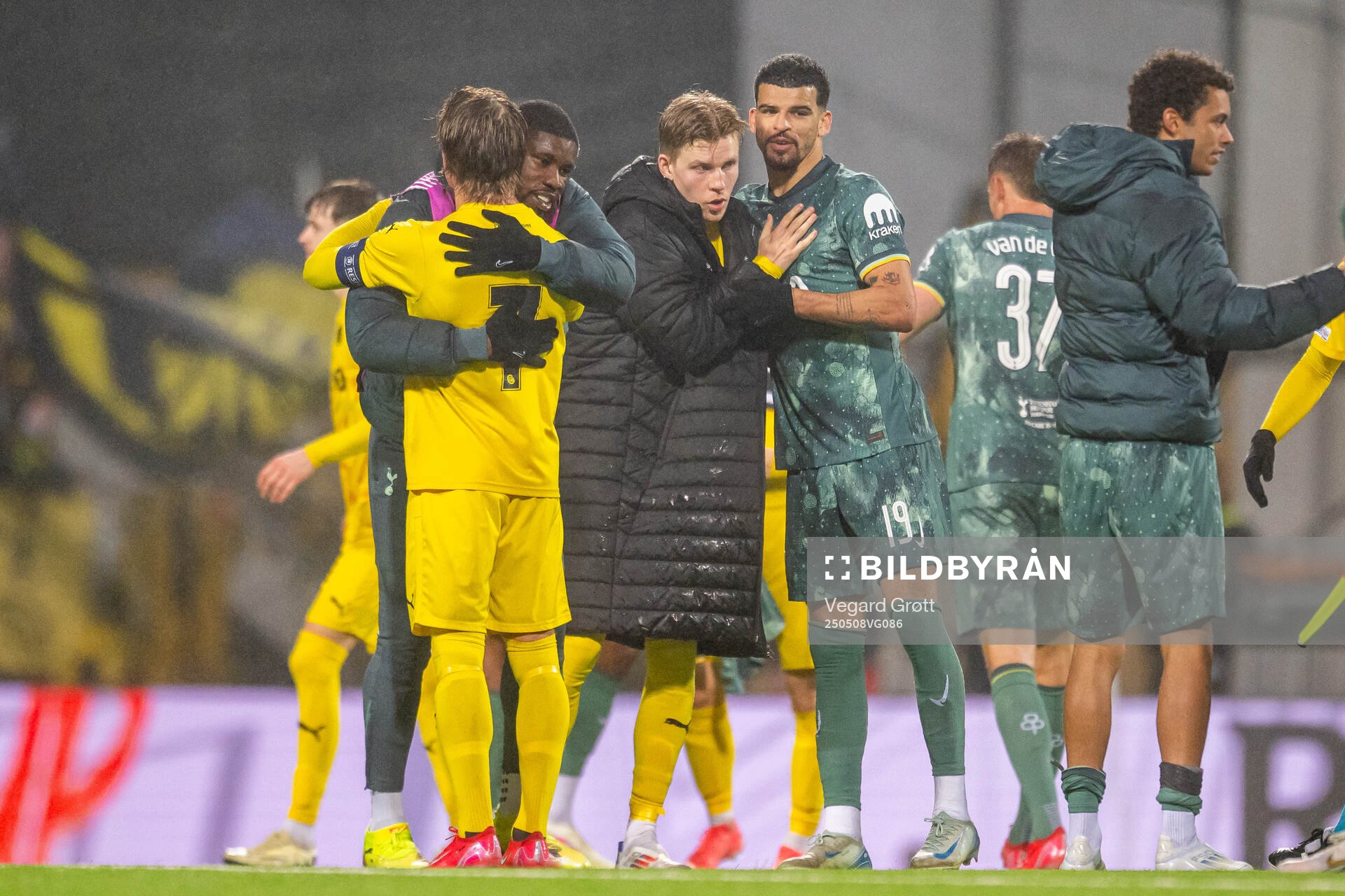 Patrick Berg and Jens Petter Hauge of Bodø/Glimt and