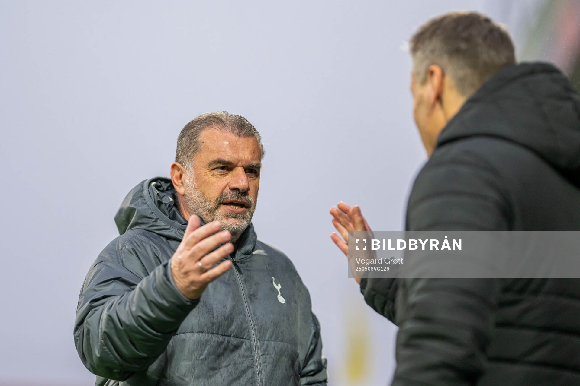 Head coach Ange Postecoglou of Tottenham Hotspur and head
