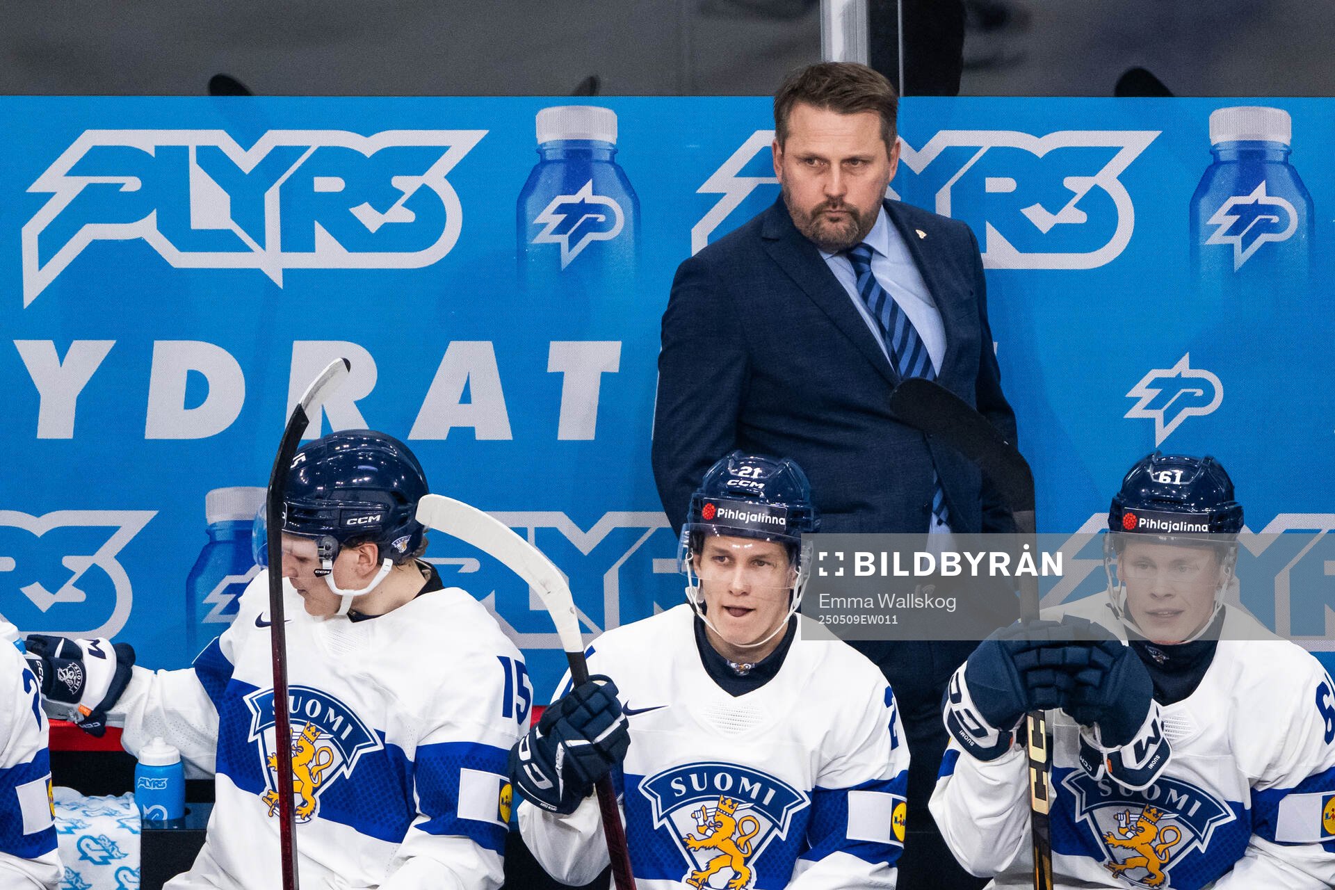 Head coach Anti Pennanen of Finland