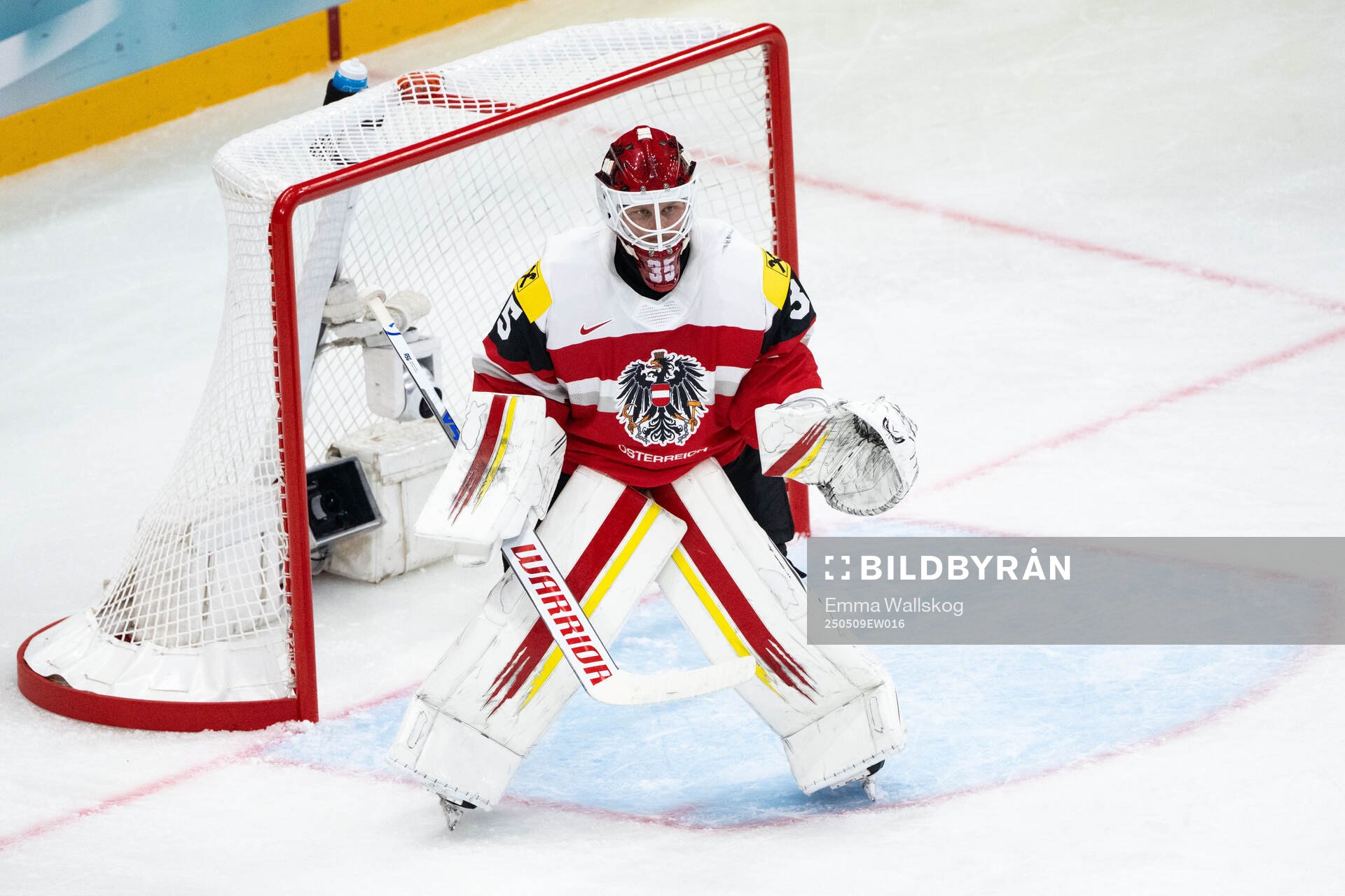 Goaltender Atte Tolvanen of Austria