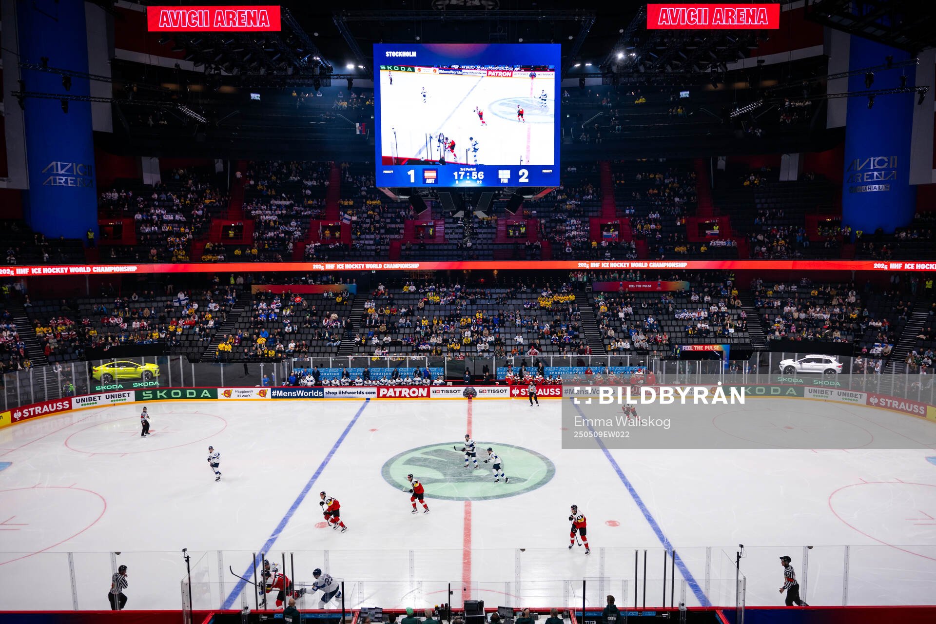 General interior view of Avicii Arena