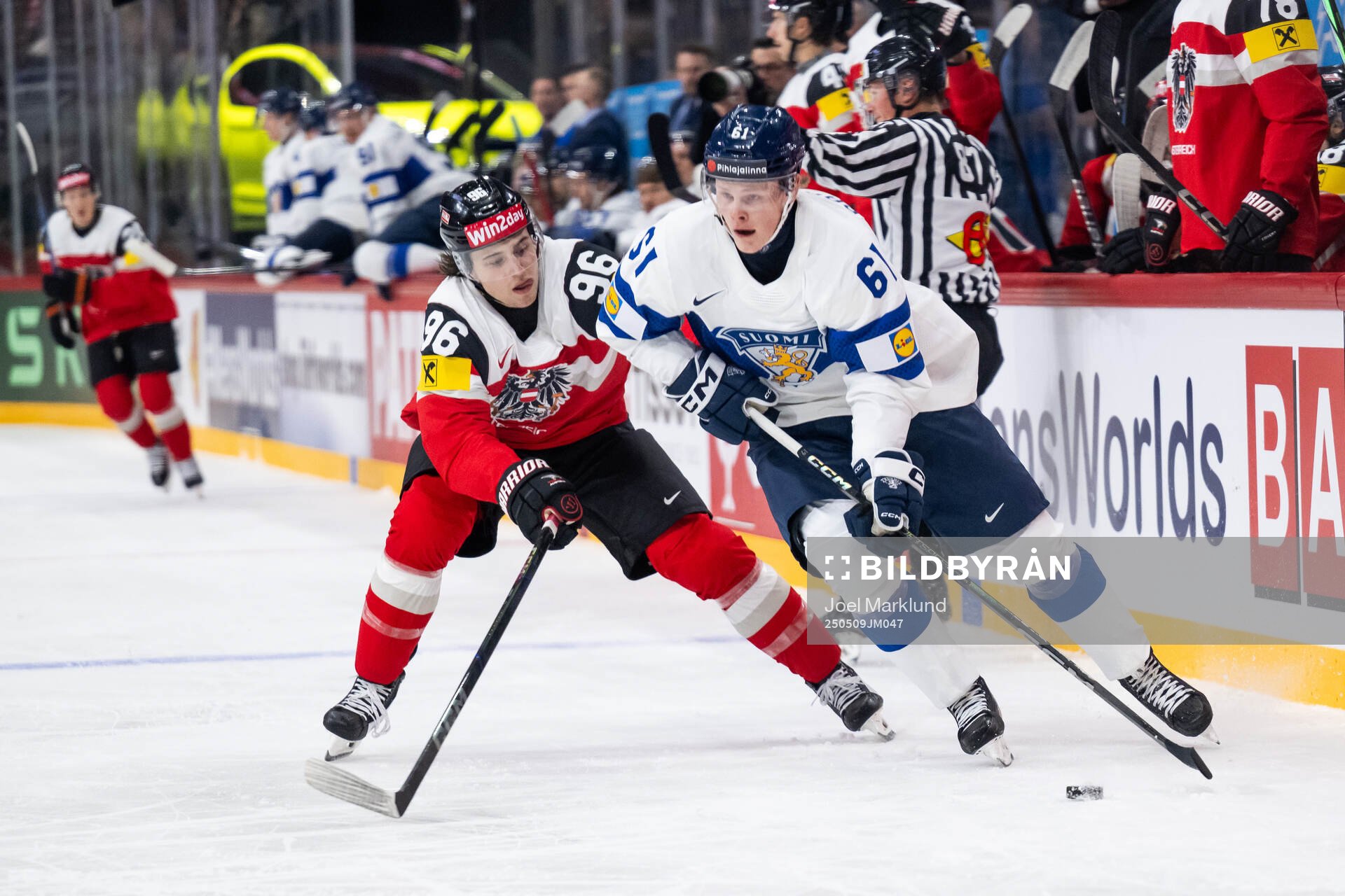 Marco Kasper of Austria Juuso Pärssinen of Finland