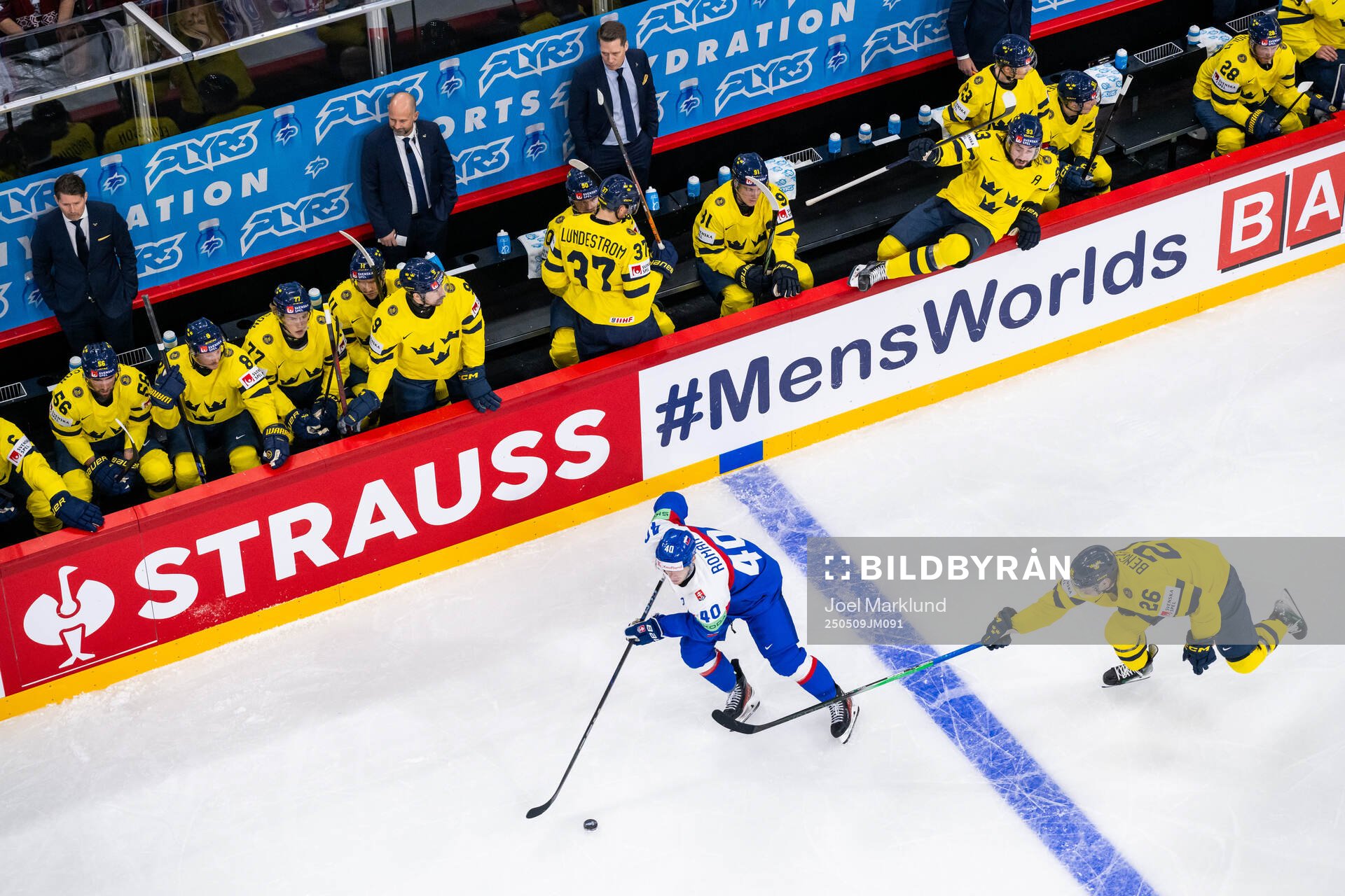 Milos Roman of Slovakia and Anton Bengtsson of Sweden