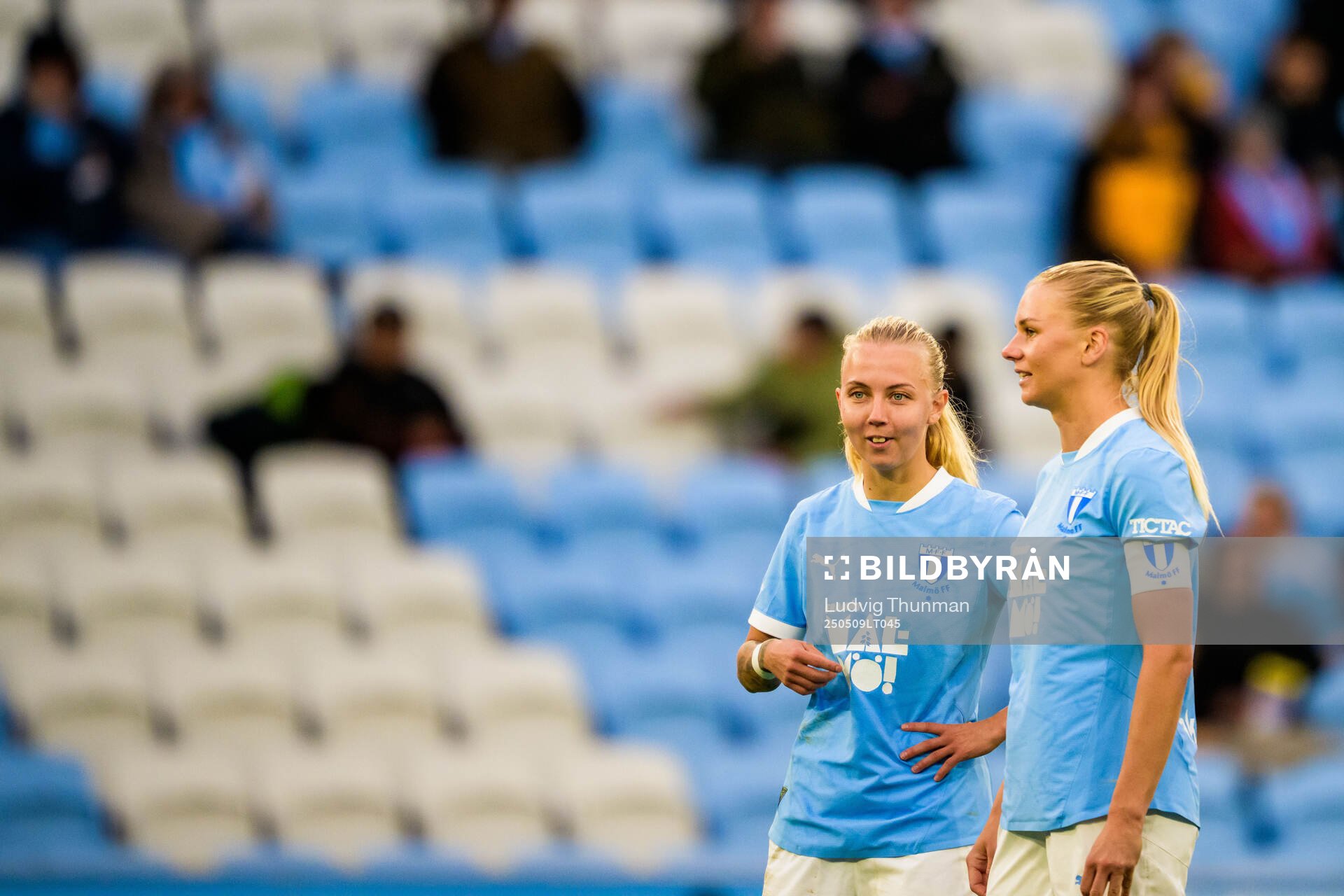 Malmö FFs Nathalie Hoff Persson och Nellie Lilja