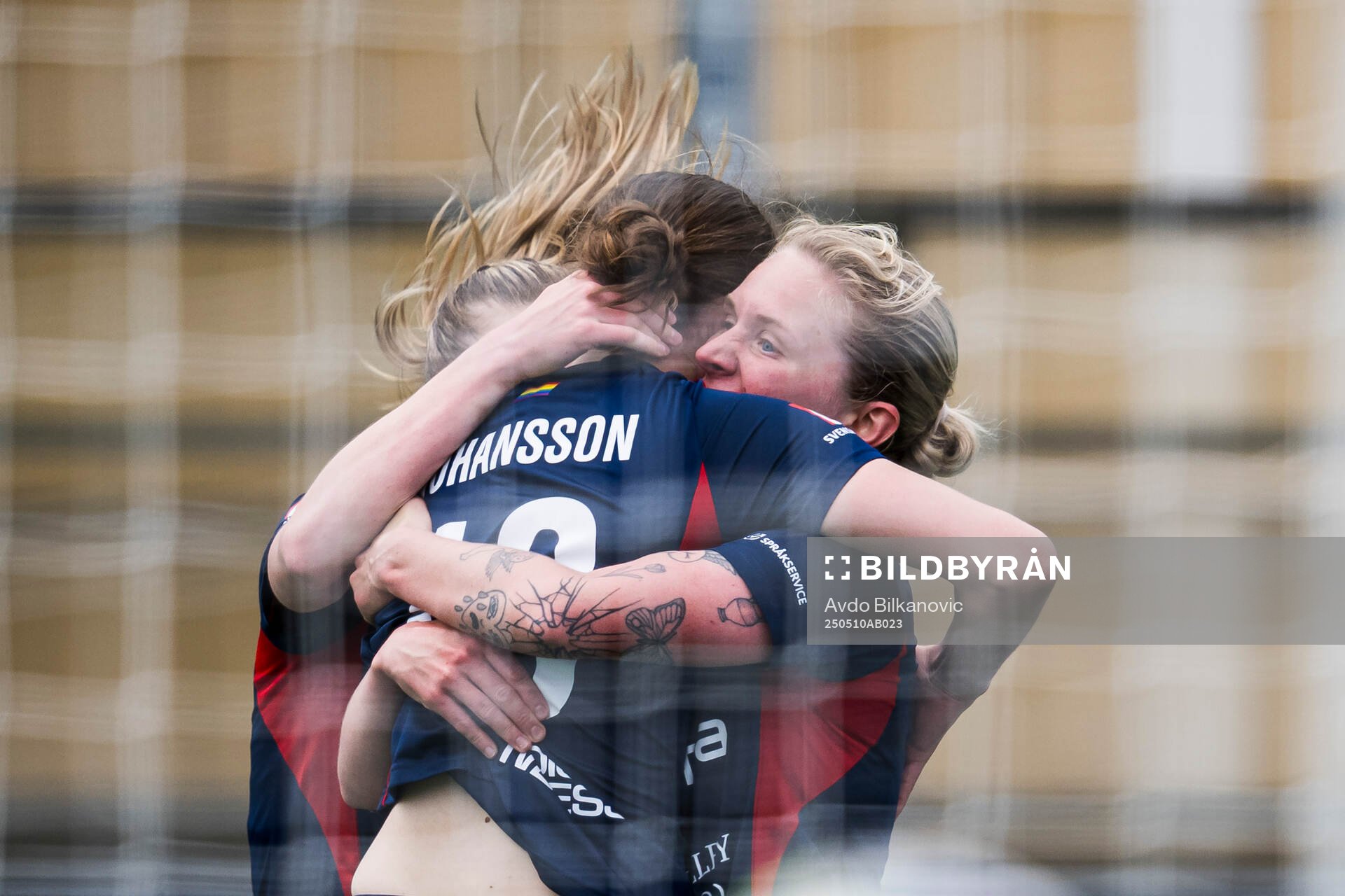 Rosengårds Emilia Larsson jublar