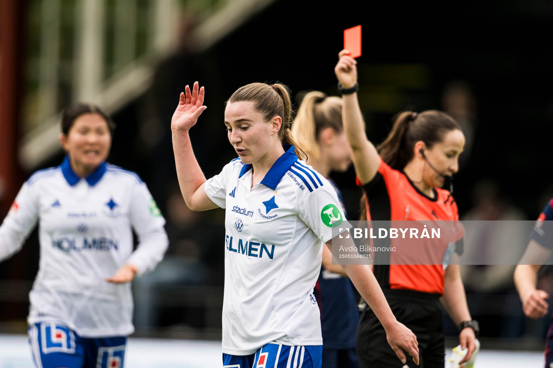 IFK Norrköpings Carrie Jones deppar