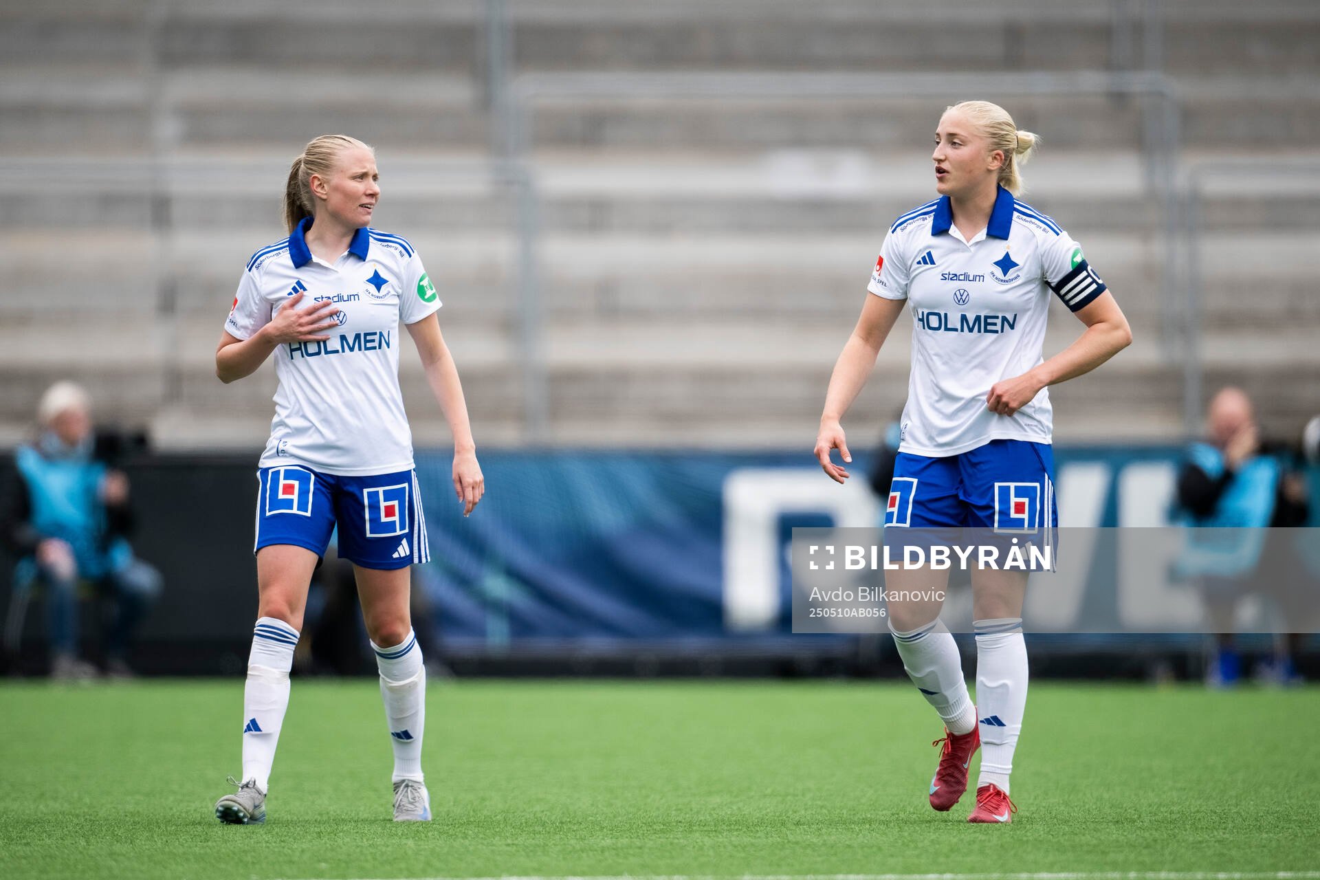 IFK Norrköpings Elin Rombing och Wilma Leidhammar