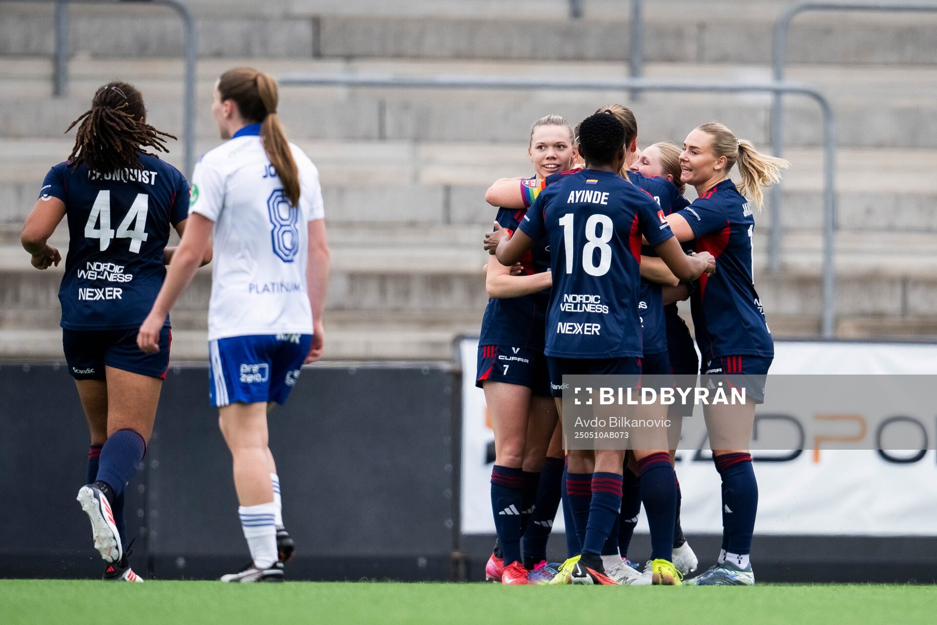 Rosengårds Hanna Andersson jublar