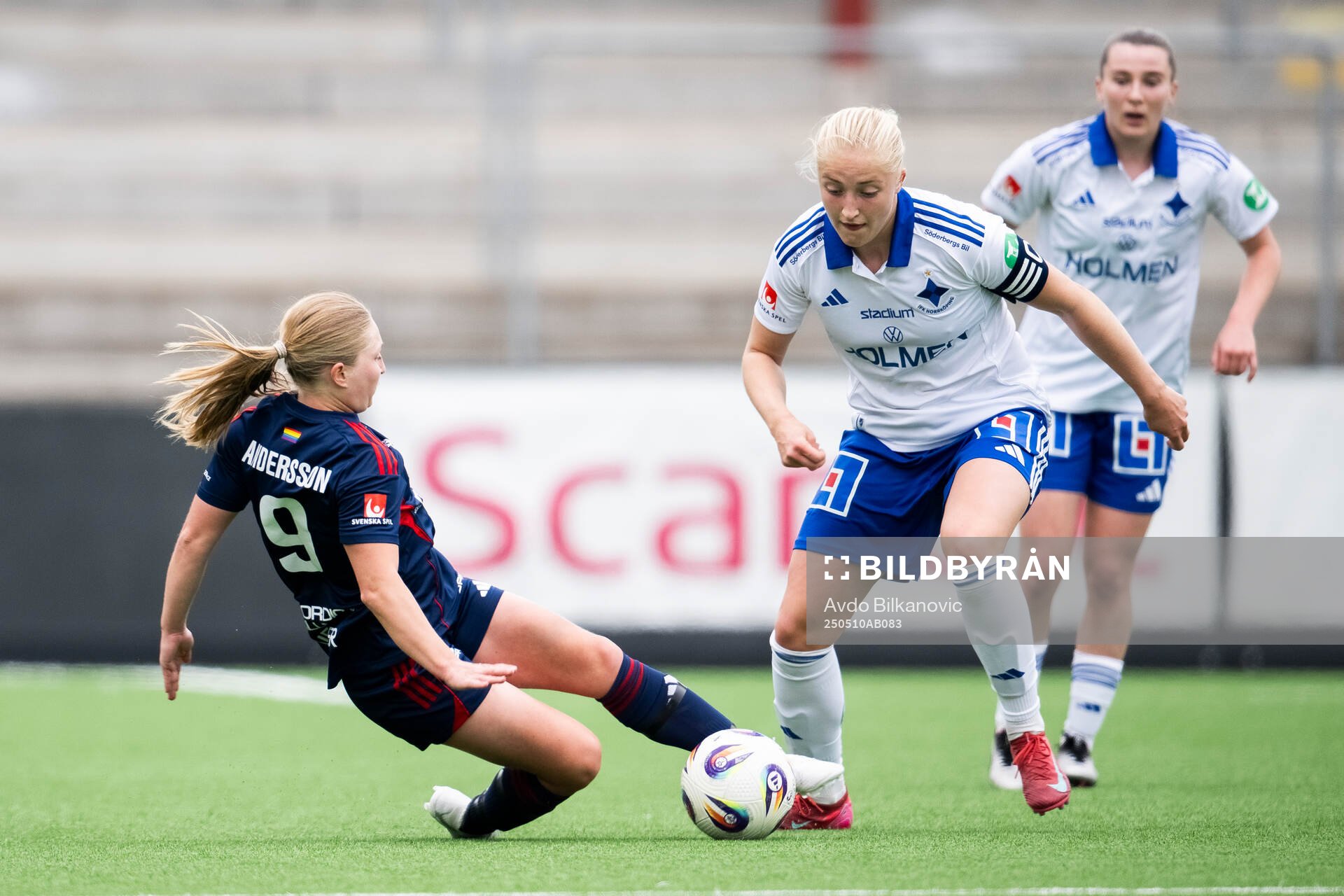 Rosengårds Hanna Andersson och IFK Norrköpings Wilma