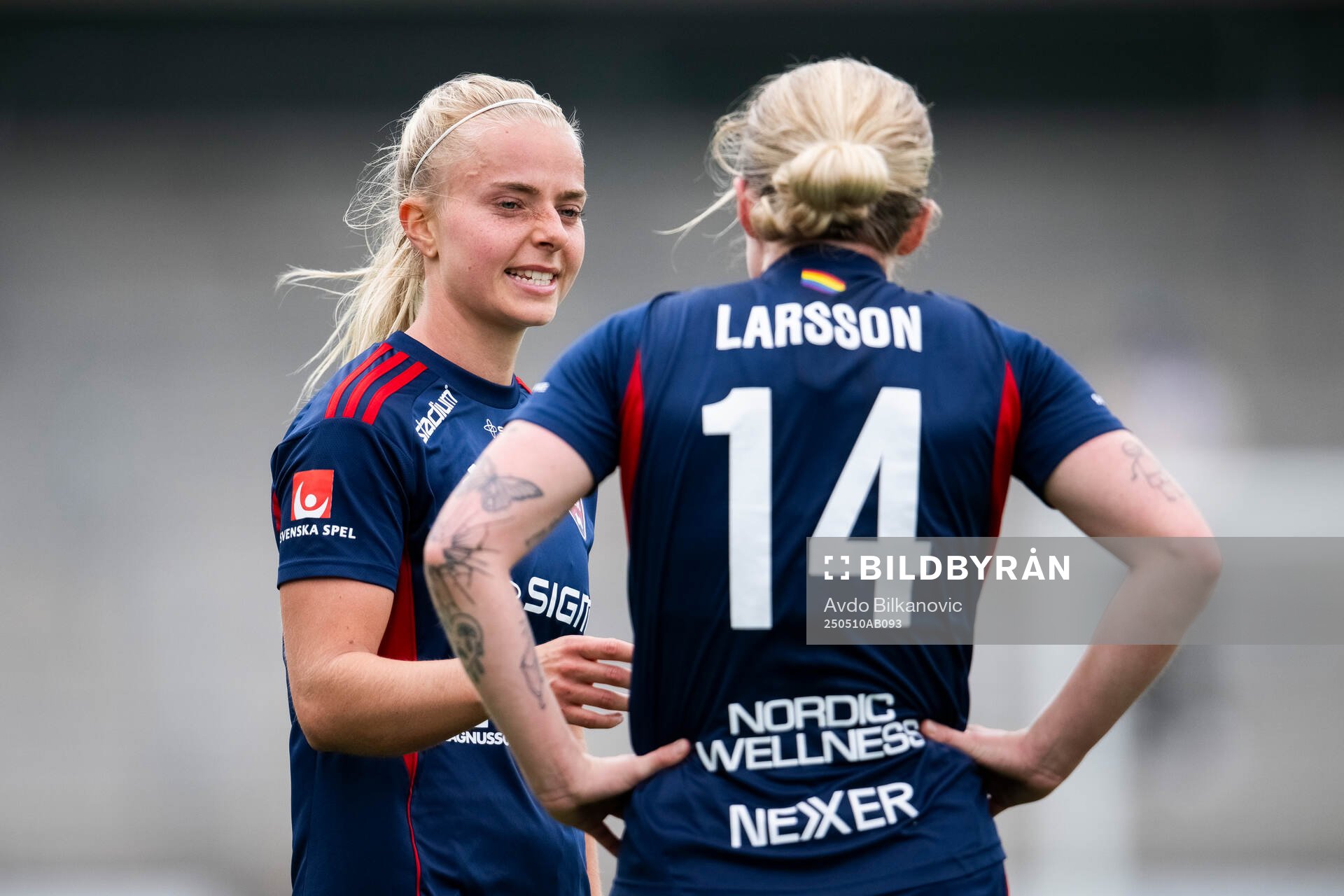 Rosengårds Emilie Woldvik och Emilia Larsson