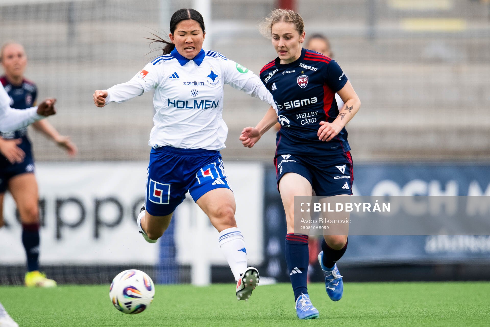 Rosengårds Maja Johansson och IFK Norrköpings Viktoria