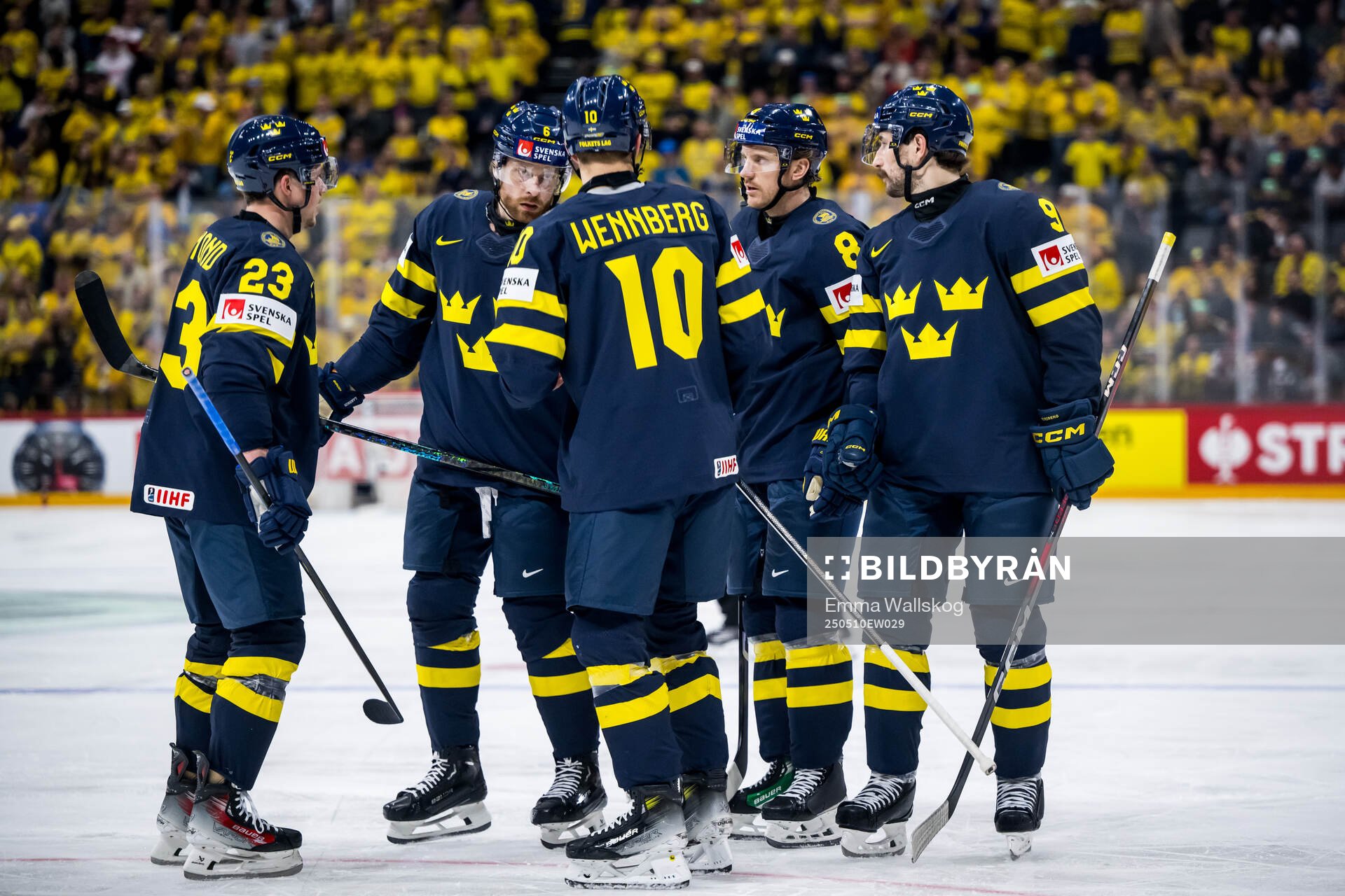 Lucas Raymond, Adam Larsson, Alexander Wennberg, Jonas