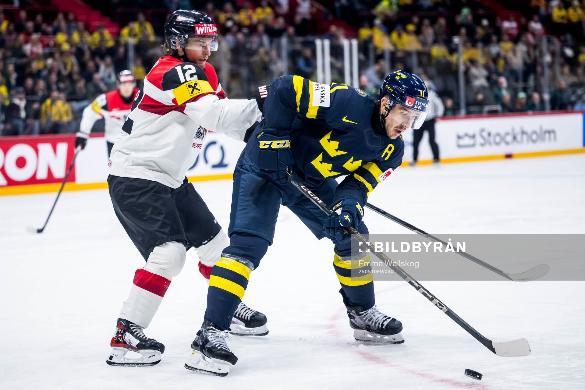 David Maier of Austria and Mikael Backlund of Sweden