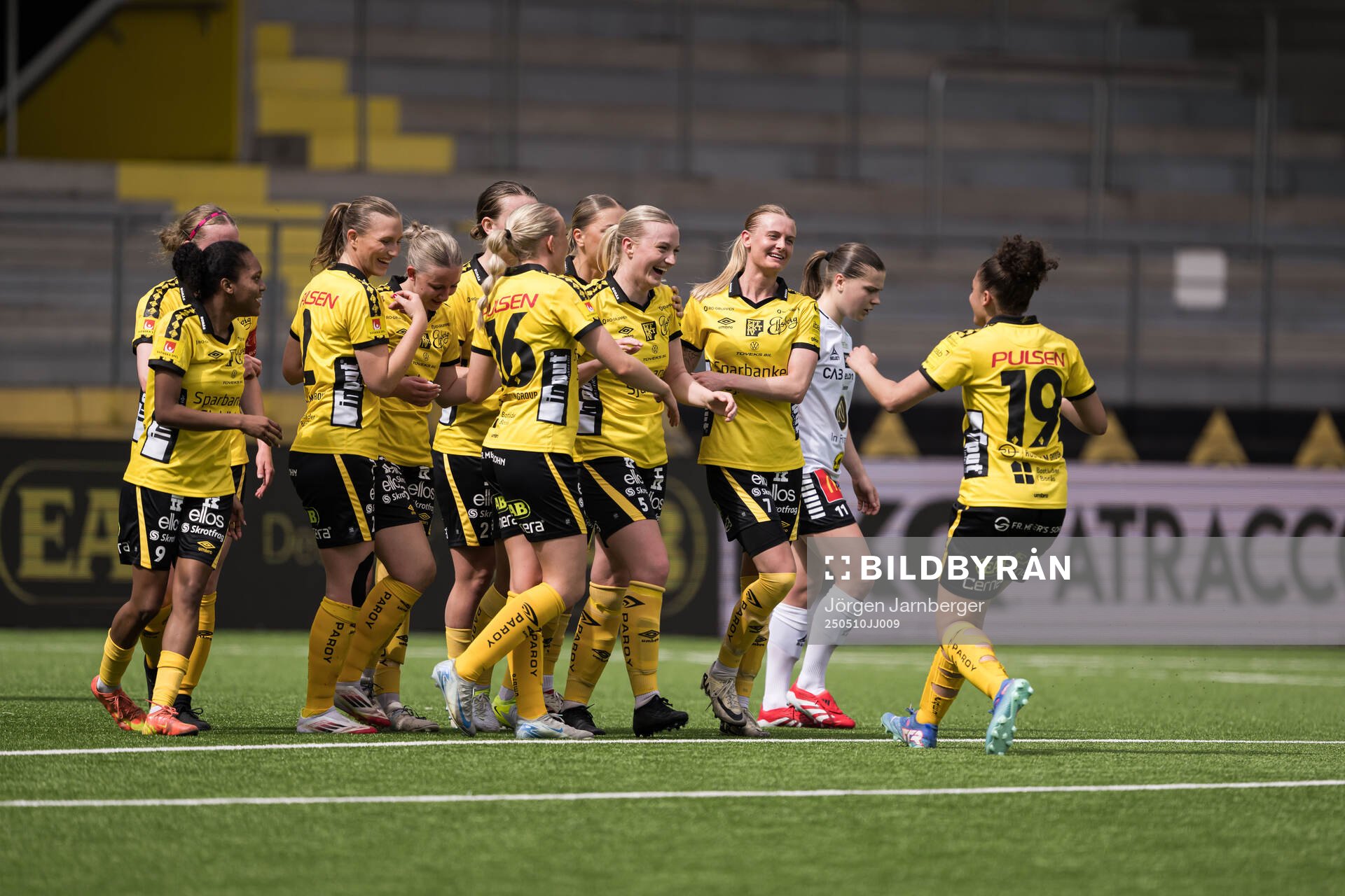 Elfsborgs spelare jublar