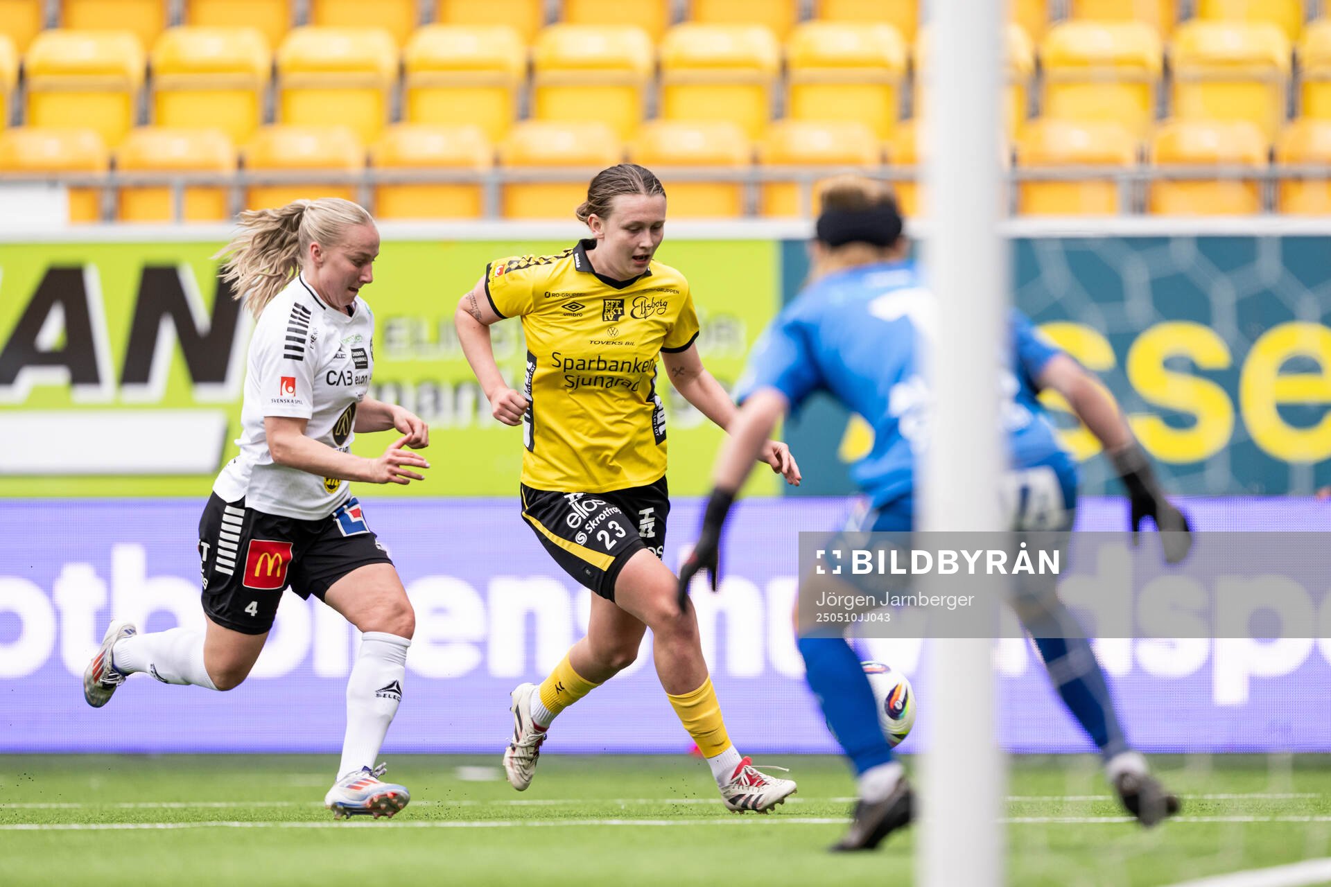 Örebro SKs Alva Hed och Elfsborgs Ellen Nilsson