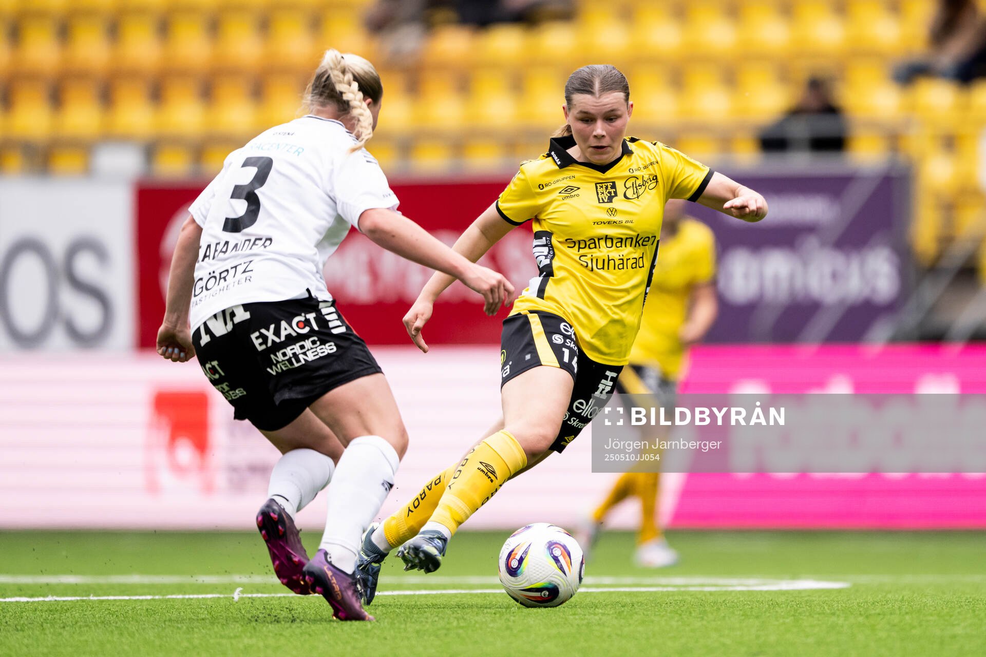 under fotbollsmatchen i Elitettan mellan Elfsborg och Örebro SK den 10 maj 2025 i Borås. 