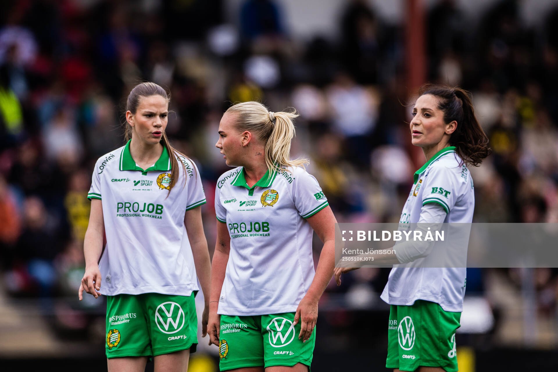 Hammarbys Bella Andersson, Cathinka Tandberg och Anna