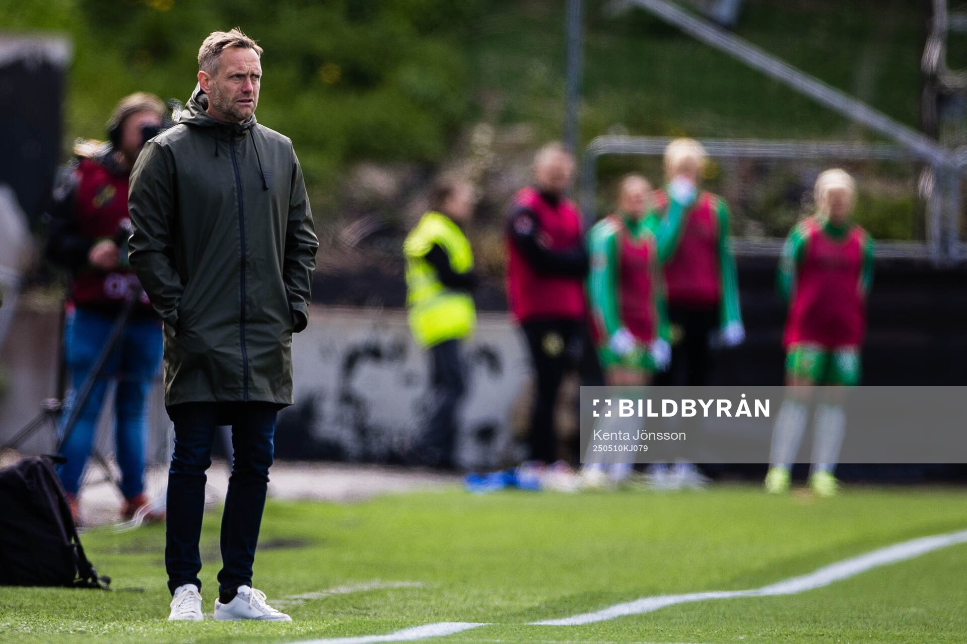 Hammarbys tränare Martin Sjögren deppar
