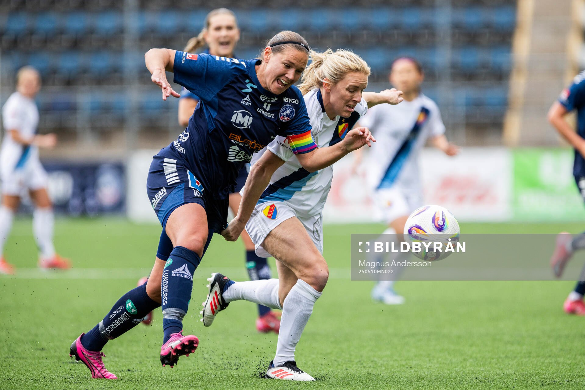 Linköpings Emma Lennartsson Djurgårdens Mimmi Larsson