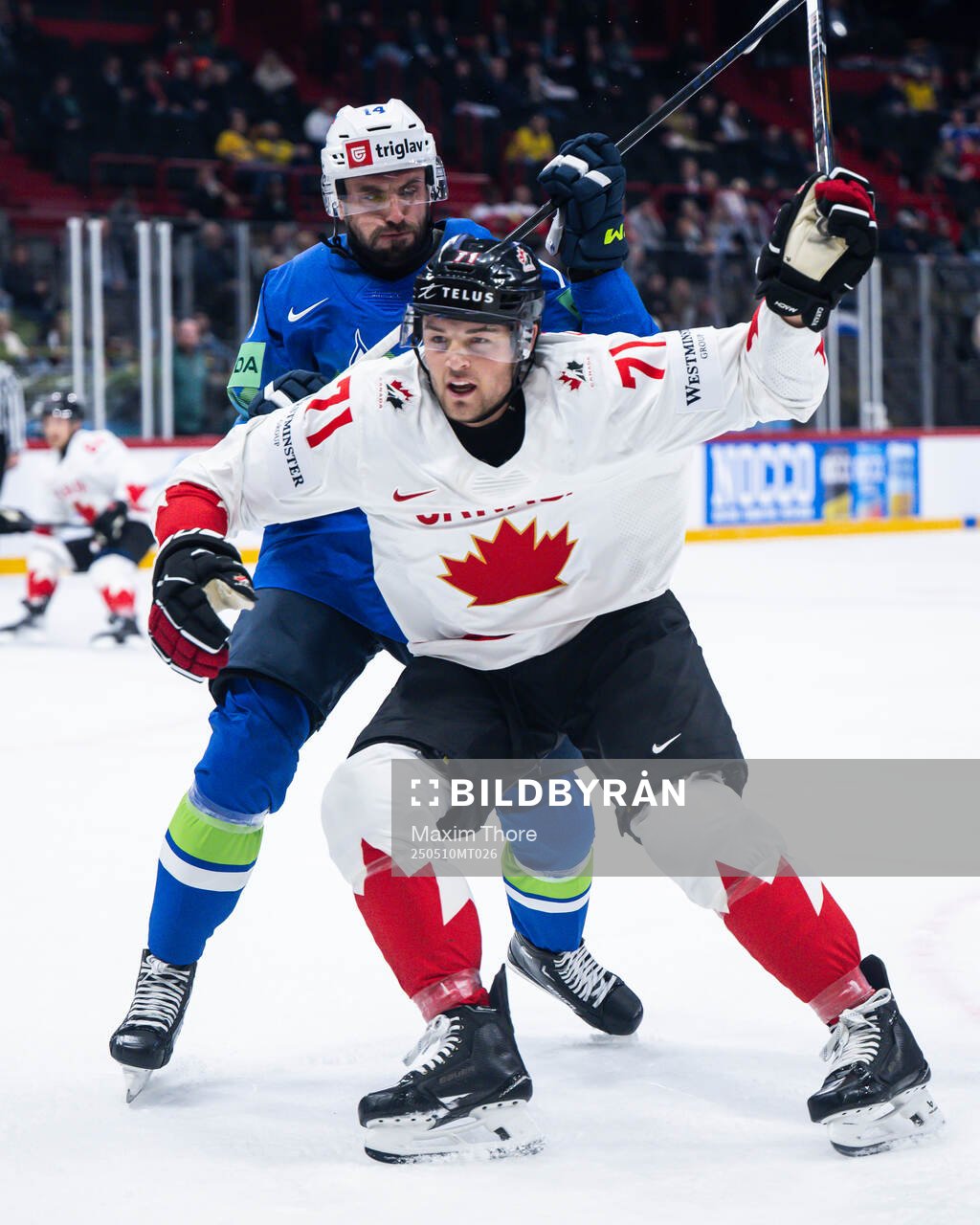 Matic Podlipnik of Slovenia and Tyson Foerster of Canada