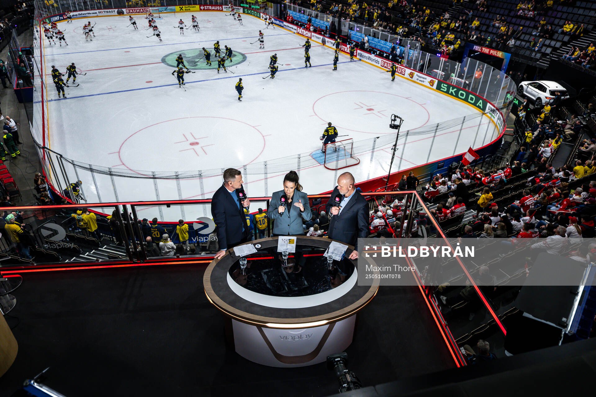 Niklas Jihde, Valentina Lizana and Mattias Norström in