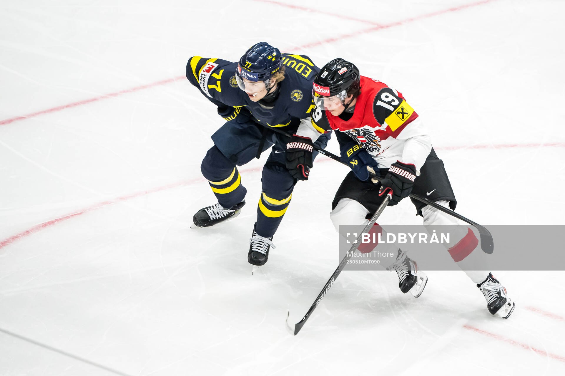 Simon Edvinsson of Sweden and Vinzenz Rohrer of Austria